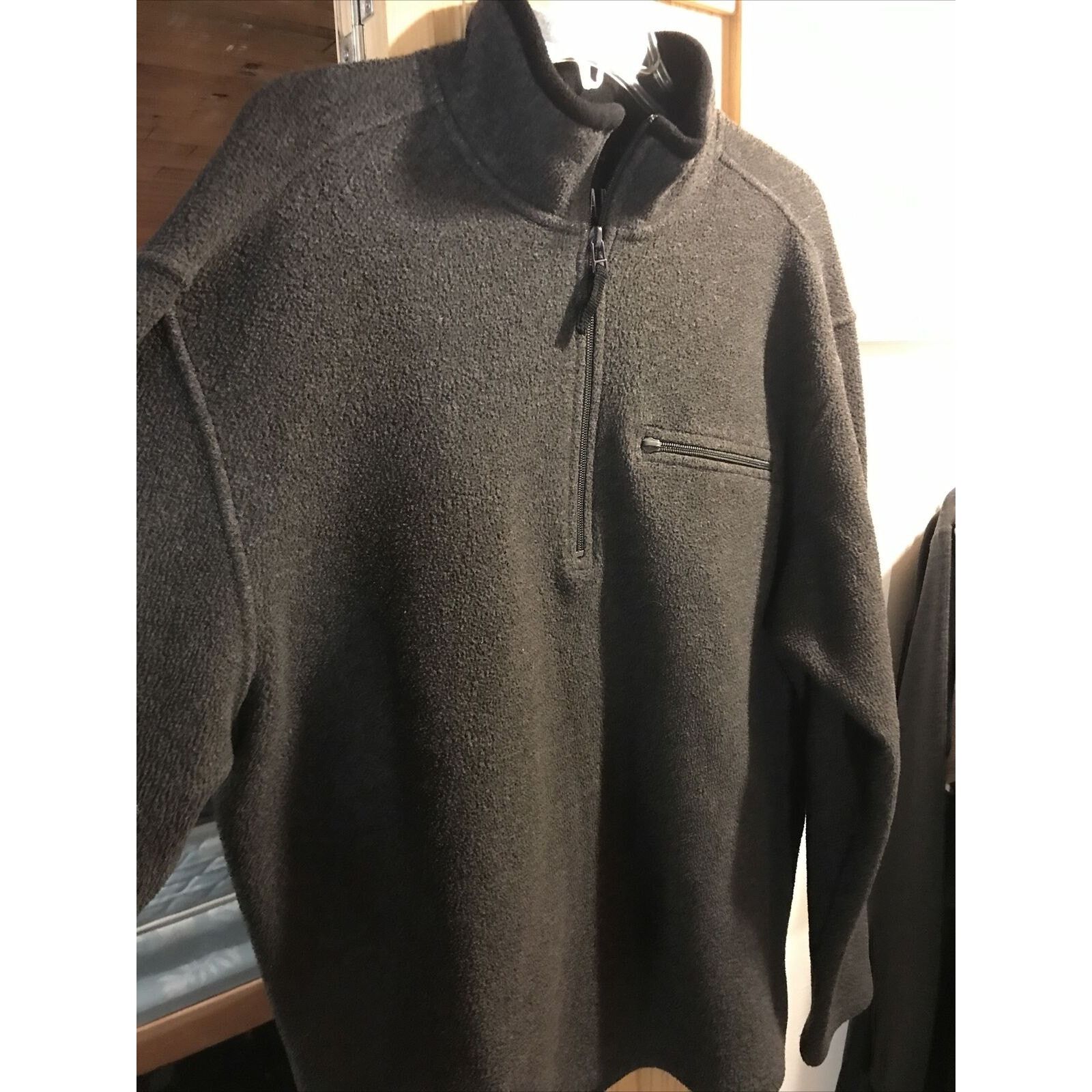 Gap Gap Vintage Men’s XL Gray LS Pullover Polyester Rayon Fleece Size US XL / EU 56 / 4 - 4 Thumbnail