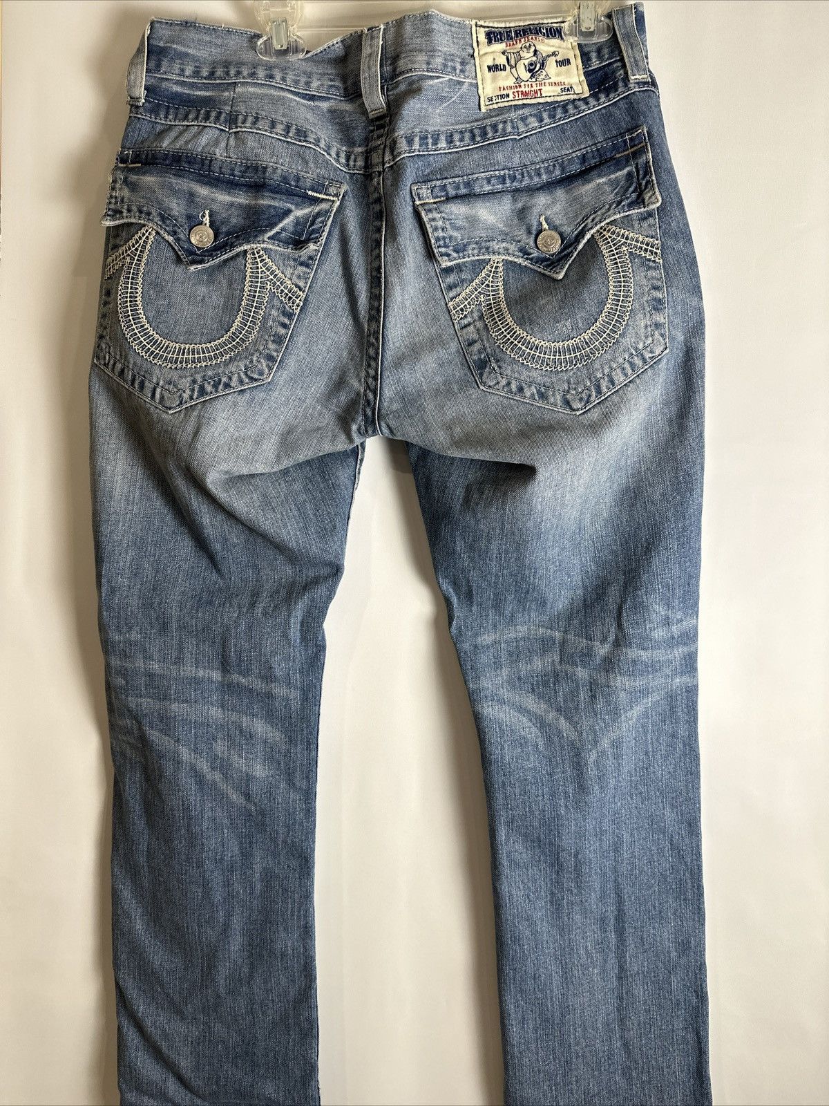 True Religion × Vintage True Religion Men's Straight Leg Denim Blue Jeans Size 38 Size US 38 / EU 54 - 6 Thumbnail