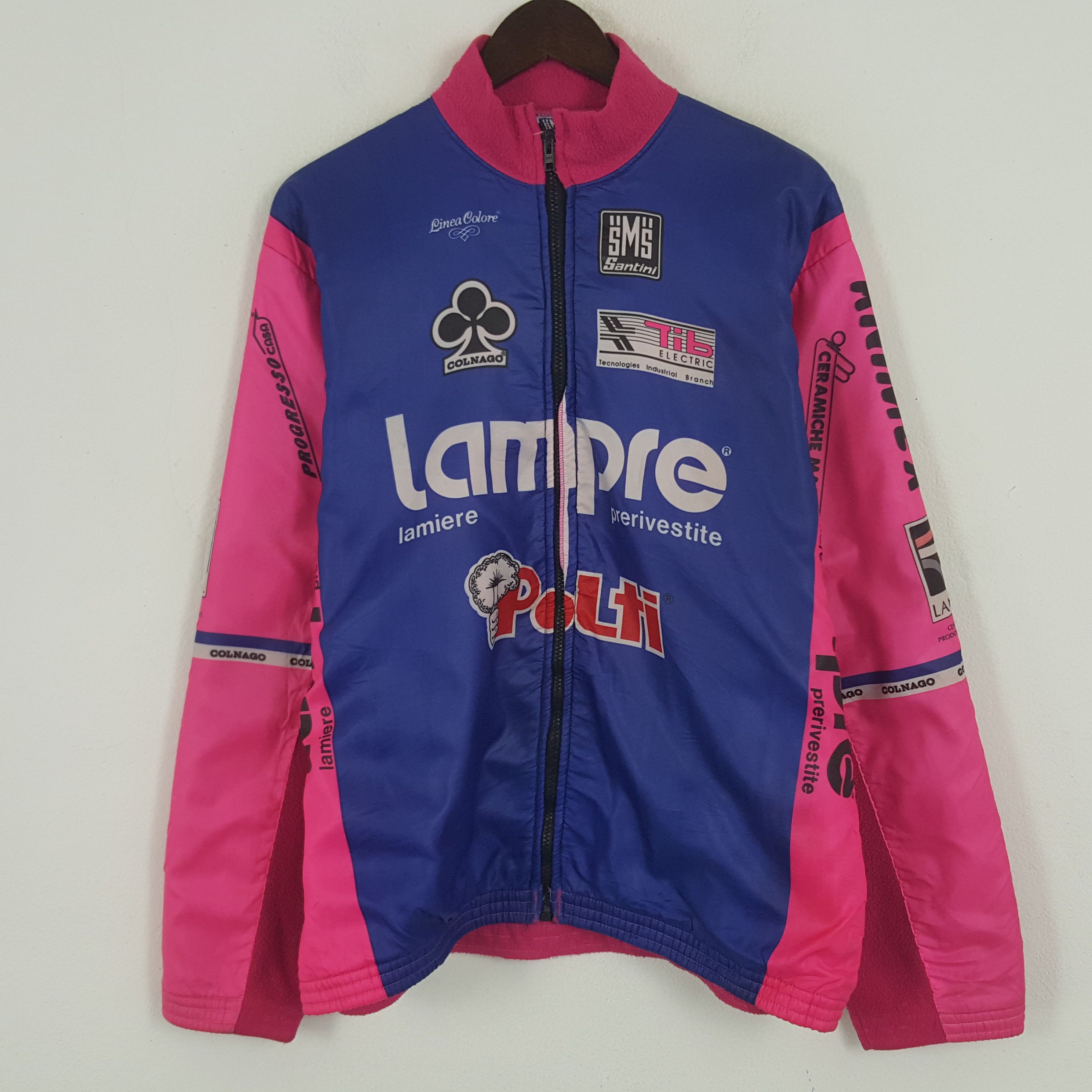 Vintage Vintage Lampre Sport Suit Zipper Jacket Size US L / EU 52-54 / 3 - 3 Thumbnail