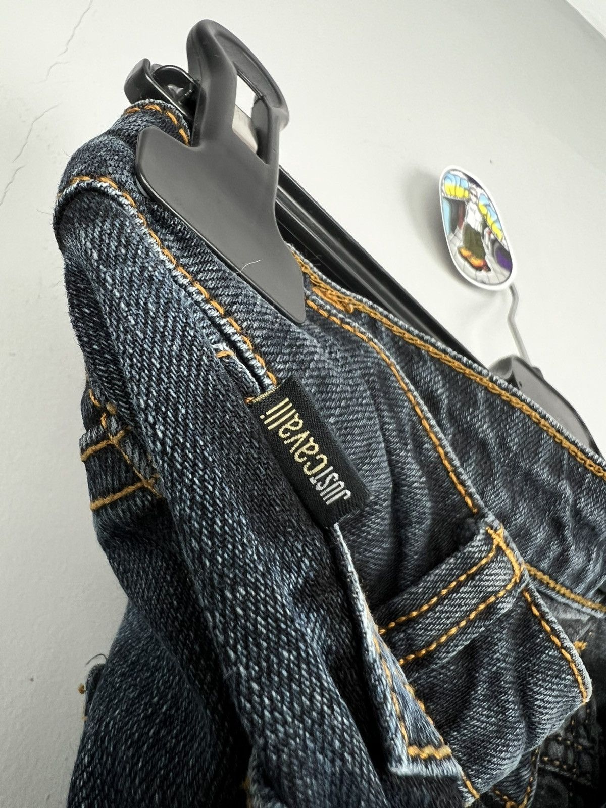 Just Cavalli × Roberto Cavalli Just Cavalli Avant-garde Roberto Jeans Denim Pants Y2K Size 28" / US 6 / IT 42 - 9 Thumbnail