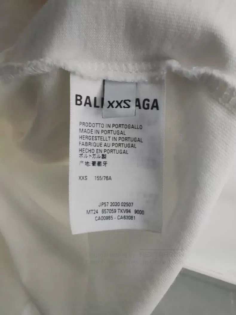 Balenciaga Balenciaga Earth Printed White Short Sleeve T-Shirt Size US XXS / EU 40 - 4 Thumbnail