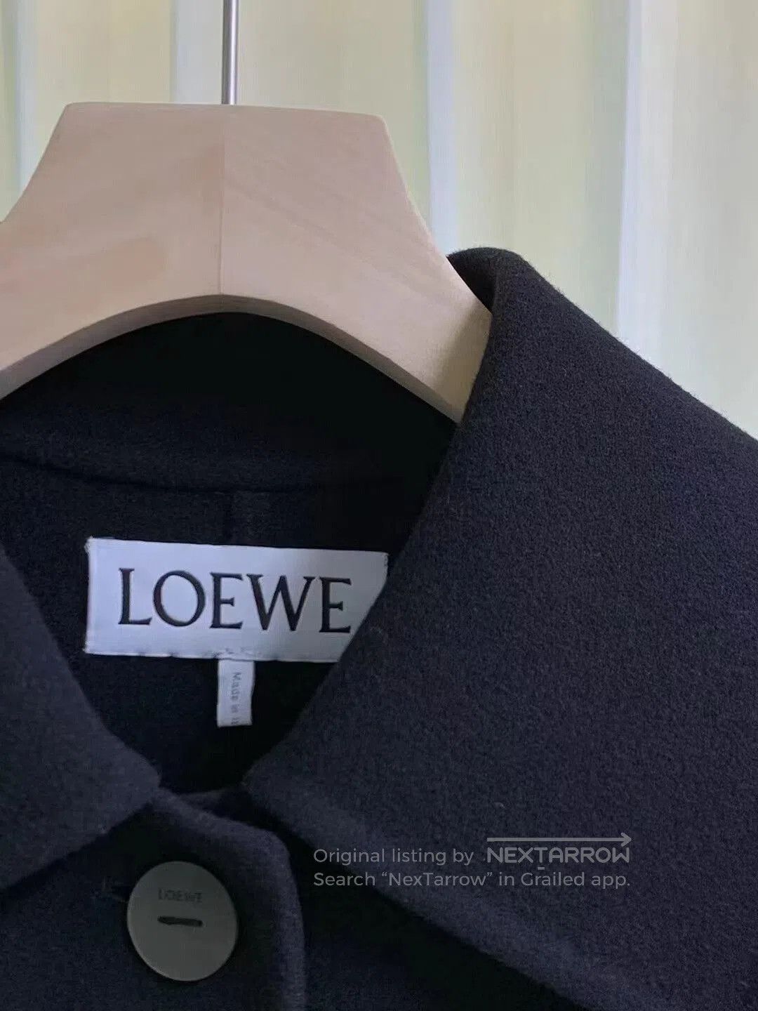 Loewe LOEWE Wool Coat in Excellent Condition. Size XXS / US 00 / IT 34 - 3 Thumbnail