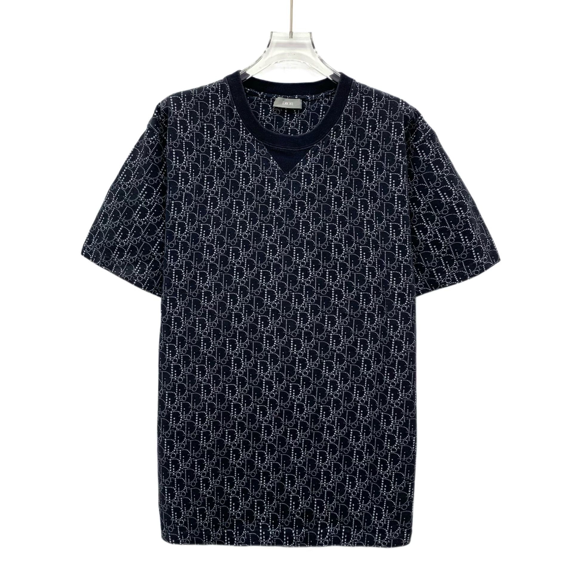 Dior Dior Retro Cotton Black T-Shirt XL Men Size US XL / EU 56 / 4 - 1 Thumbnail