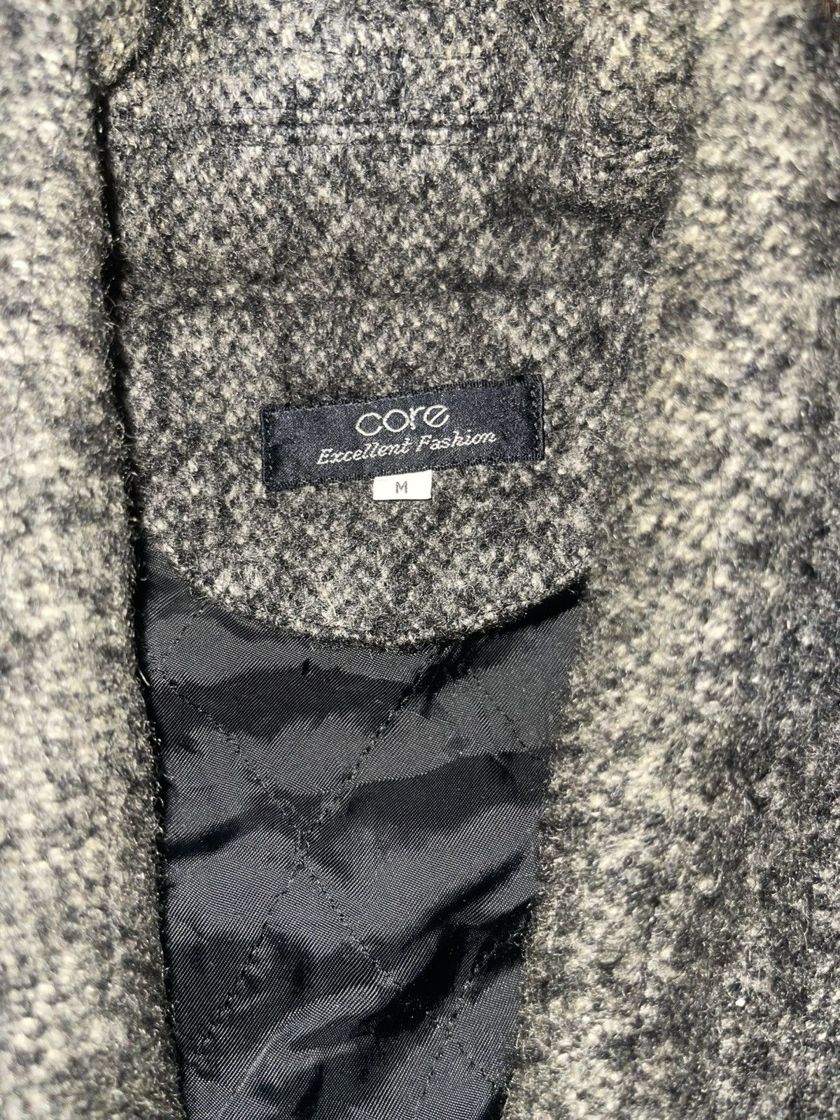 Issey Miyake VINTAGE Core Excellent Fashion Wool Bomber Jacket Leather Size US M / EU 48-50 / 2 - 3 Thumbnail