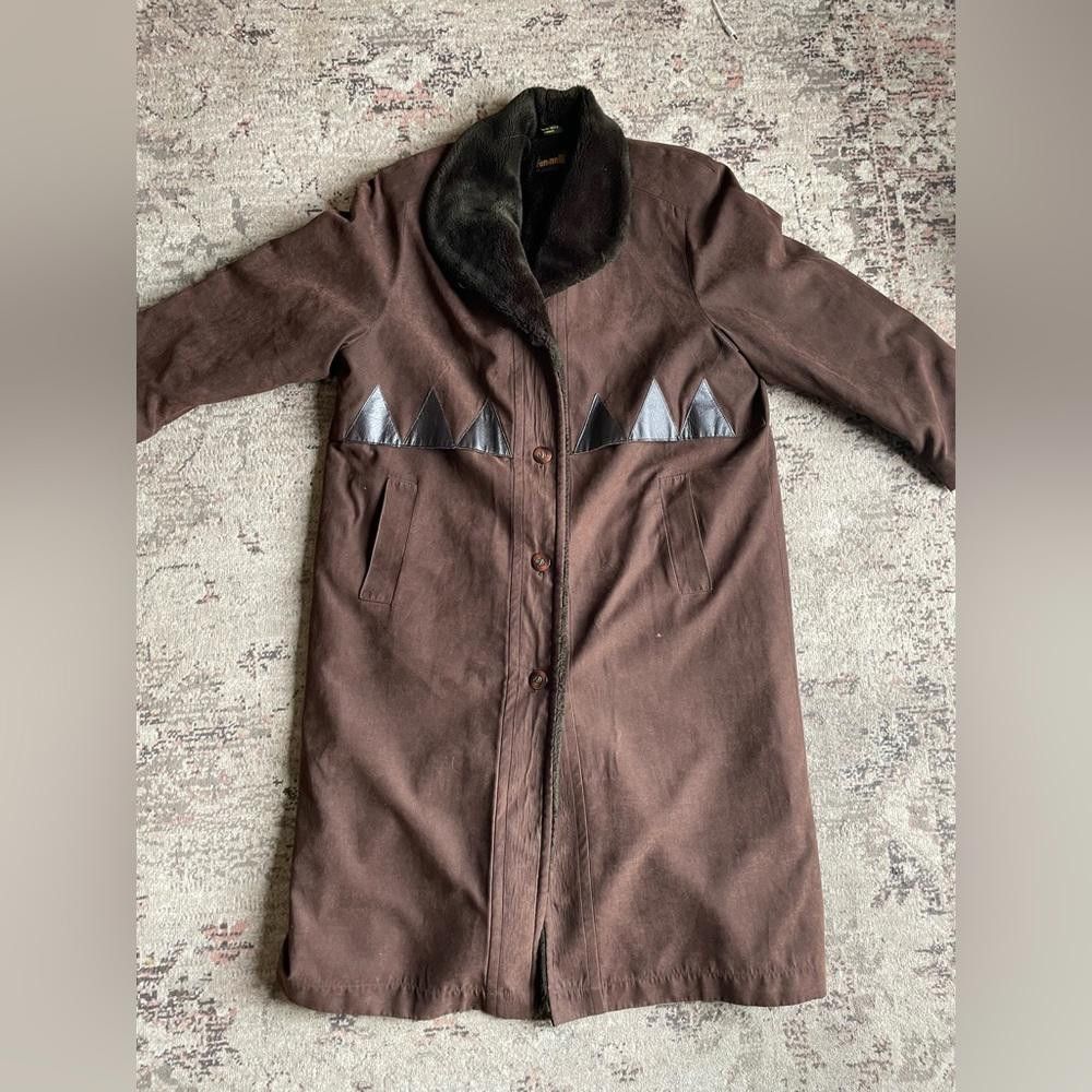 Designer Vintage 90s brown Fen-Nelli trench coat Size XL / US 12-14 / IT 48-50 - 1 Thumbnail