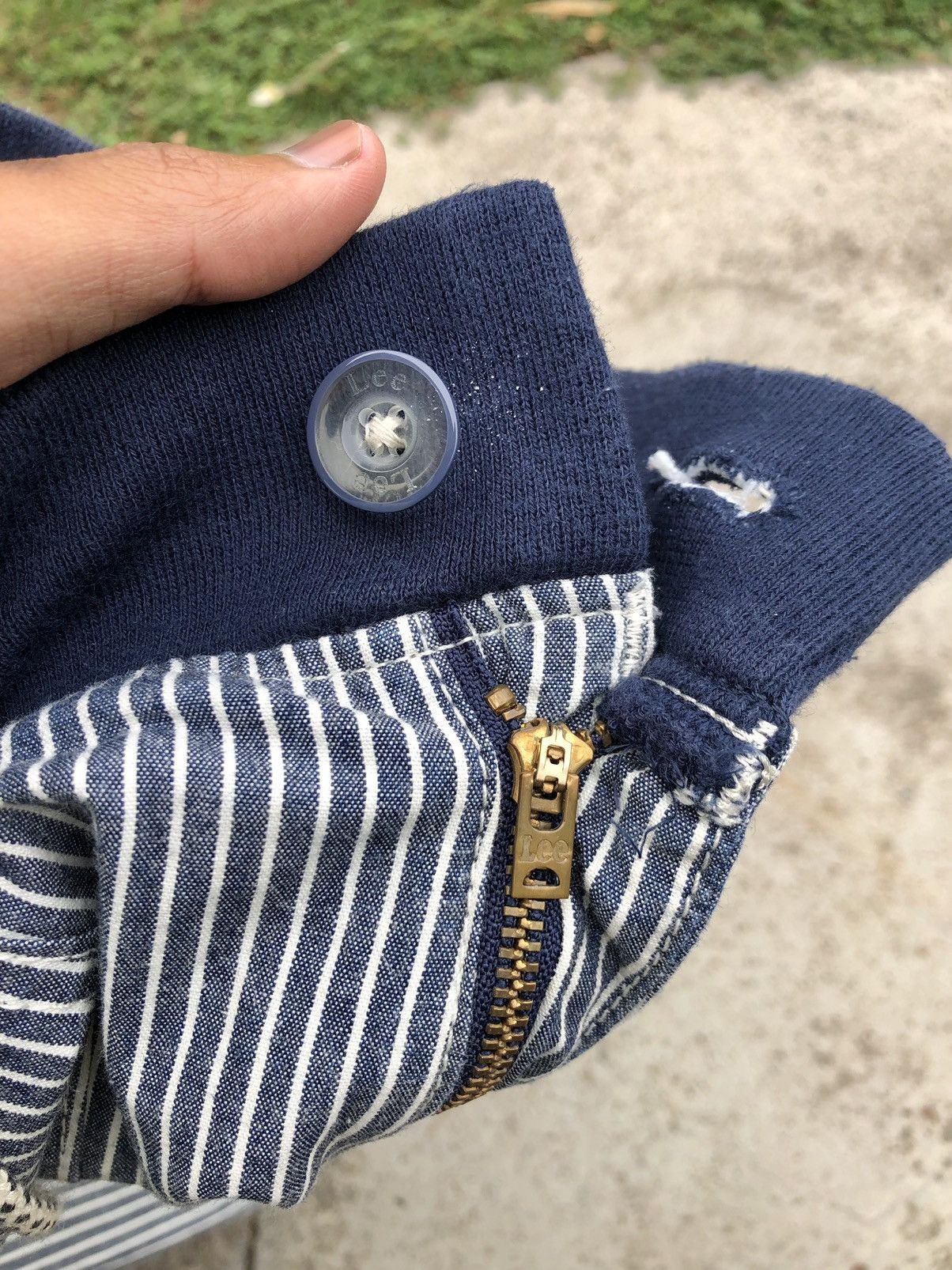 Lee STRIPED⚡️⚡️LEE EASY PANT HICKORY STRIPE PANT Size US 33 - 3 Thumbnail