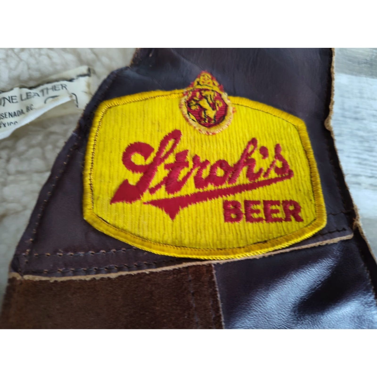 Vintage VINTAGE Pedro's Leathers Leather Vest 1970s Biker Casual XS Brown Sherpa Lined Patch Size US XS / EU 42 / 0 - 5 Thumbnail