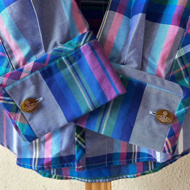 Vivienne Westwood Vivienne Westwood Plaid tie bow shirt Size M / US 6-8 / IT 42-44 - 6 Thumbnail