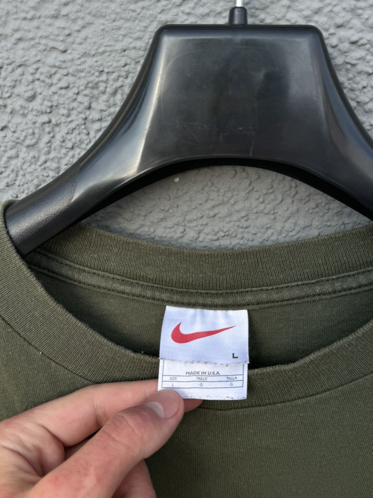 Nike × Vintage Vintage Nike T-Shirt Brown USA Size US L / EU 52-54 / 3 - 3 Thumbnail
