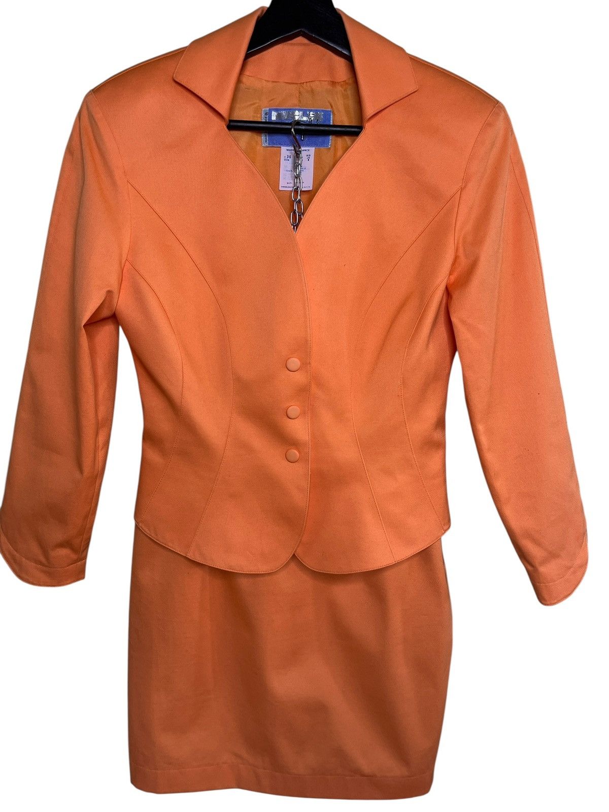 Thierry Mugler Vintage Thierry Mugler Paris Sculpted Skirt Suit FR36 Size XS / US 0-2 / IT 36-38 - 3 Thumbnail