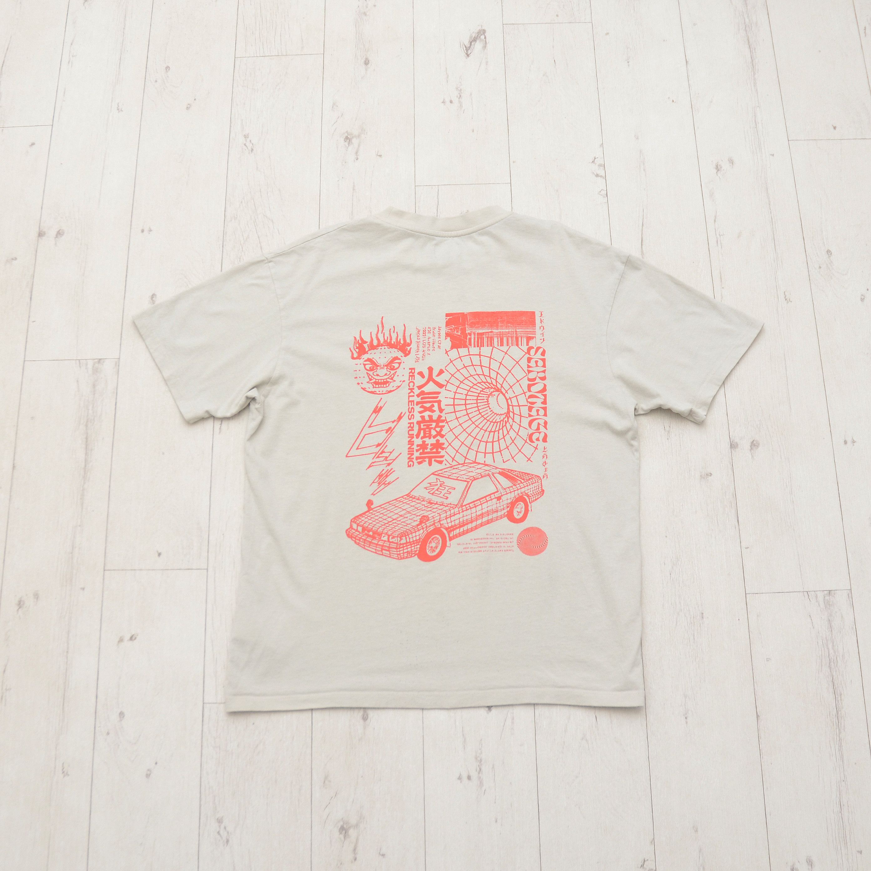 Edwin Edwin Tokyo Sabotage T-Shirt Pelican Oversized Jaspens Cars Size US M / EU 48-50 / 2 - 1 Thumbnail
