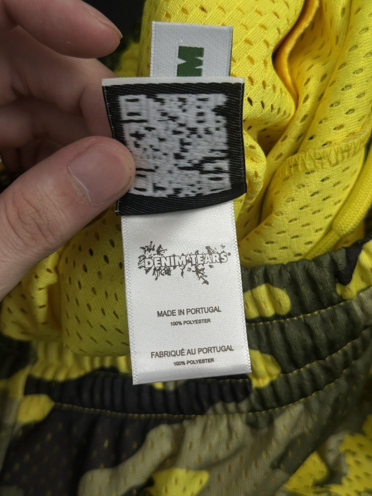 DENIM TEARS Denim Tears Mesh Summer Shorts Yellow Camo Size XL (NEW) Size US 36 / EU 52 - 8 Thumbnail