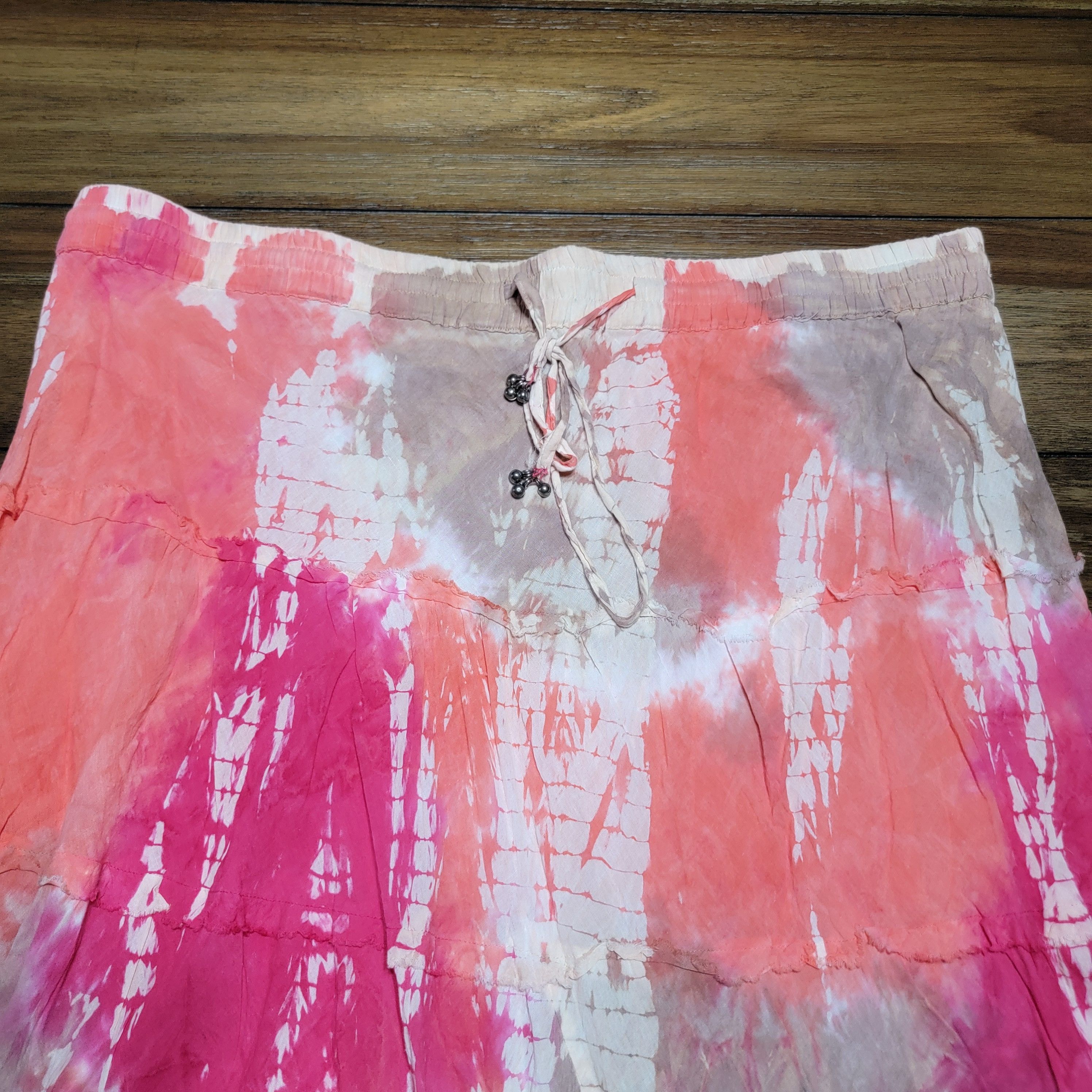 Other Cato Tie Dye Full Length Skirt w/ Tiny Tie Bells - Size XL Size 39" - 2 Thumbnail