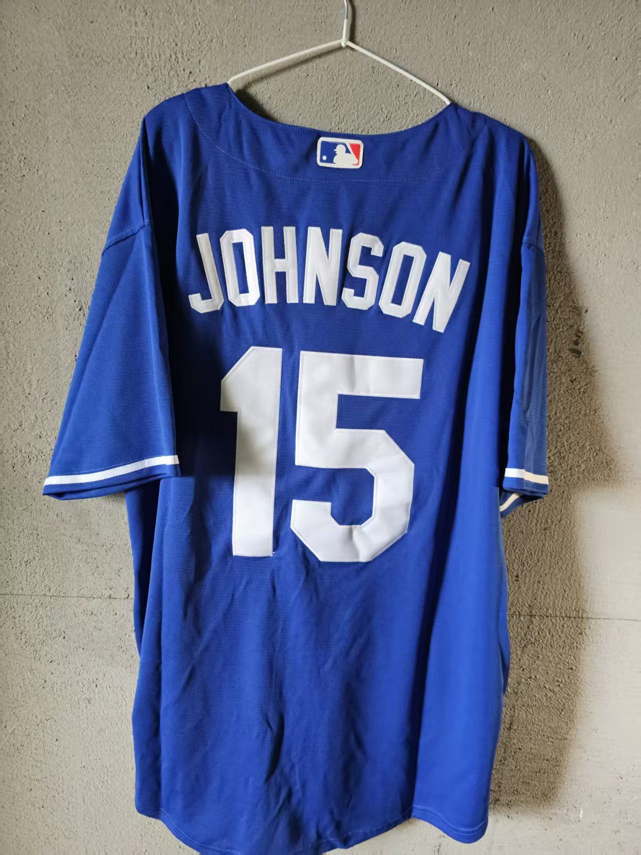 MLB Los Angeles Dodgers #15 Johnson Jersey Blue Size US XL / EU 56 / 4 - 1 Thumbnail