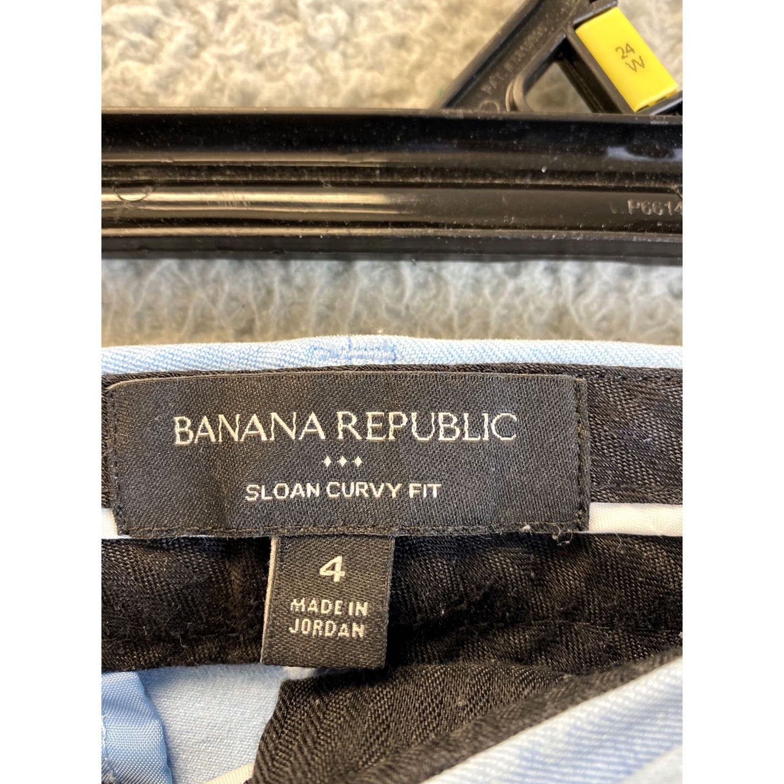Banana Republic Banana Republic Dress Pants Womens 4 Reg Flat Front Blue 30x24 Regular Straight Zip Fly Band Event 4 Mens? Size 27" / US 4 / IT 40 - 6 Thumbnail