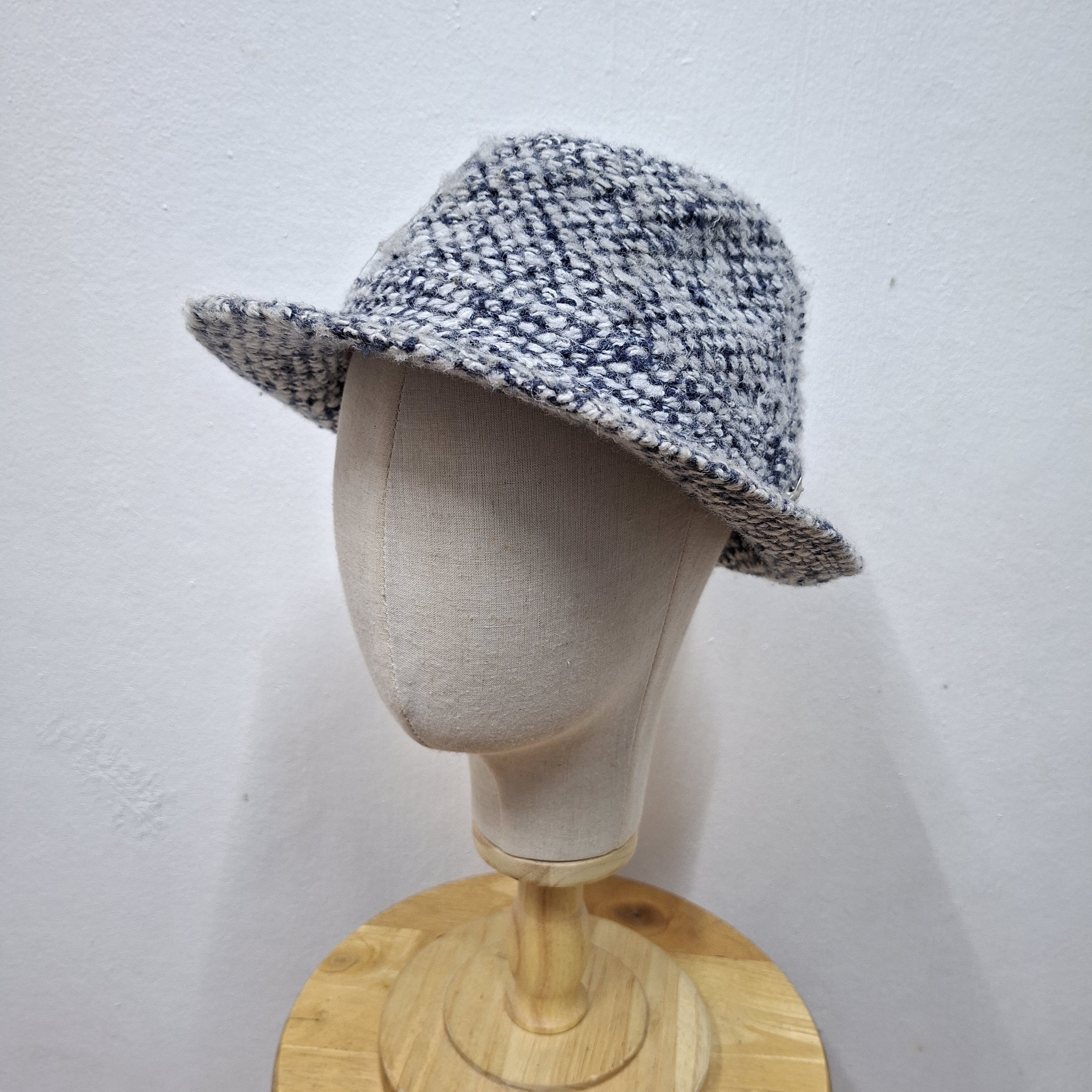 Beams Japan 💥 Beams light by beams sashiko fedora hat Size ONE SIZE - 3 Thumbnail