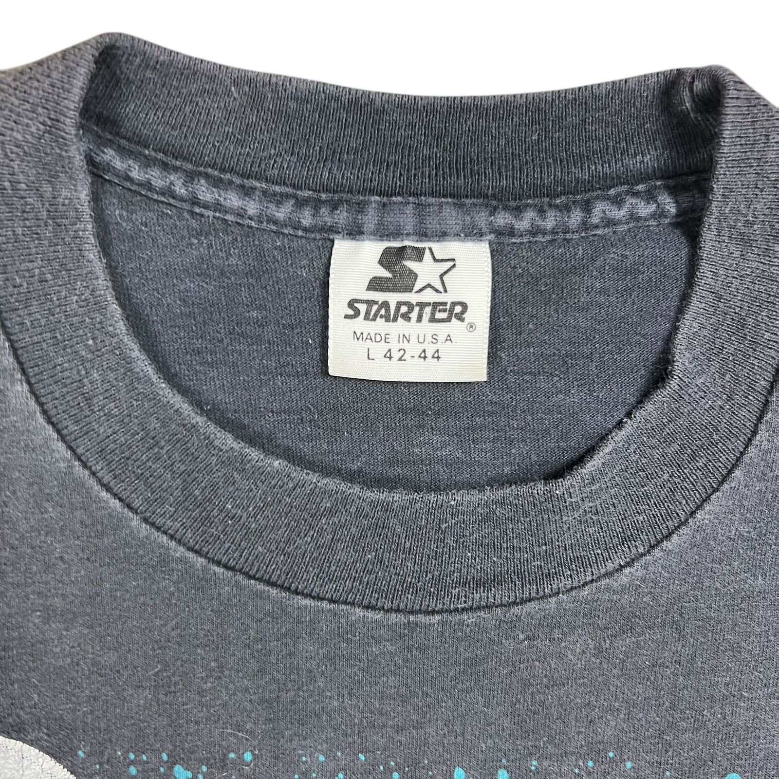 NBA × Starter × Vintage 1990 Starter San Antonio Spurs David Robinson faded NBA tee Size US L / EU 52-54 / 3 - 6 Thumbnail
