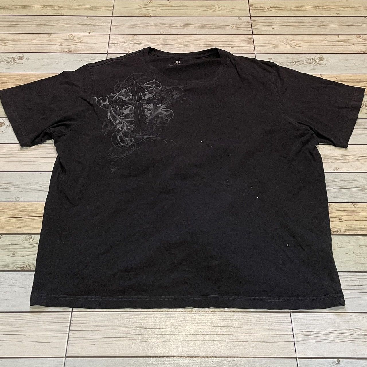 Affliction × Ed Hardy × Tapout 3xl Wings Cross Tee Y2K Affliction Style Size US XXL / EU 58 / 5 - 1 Thumbnail