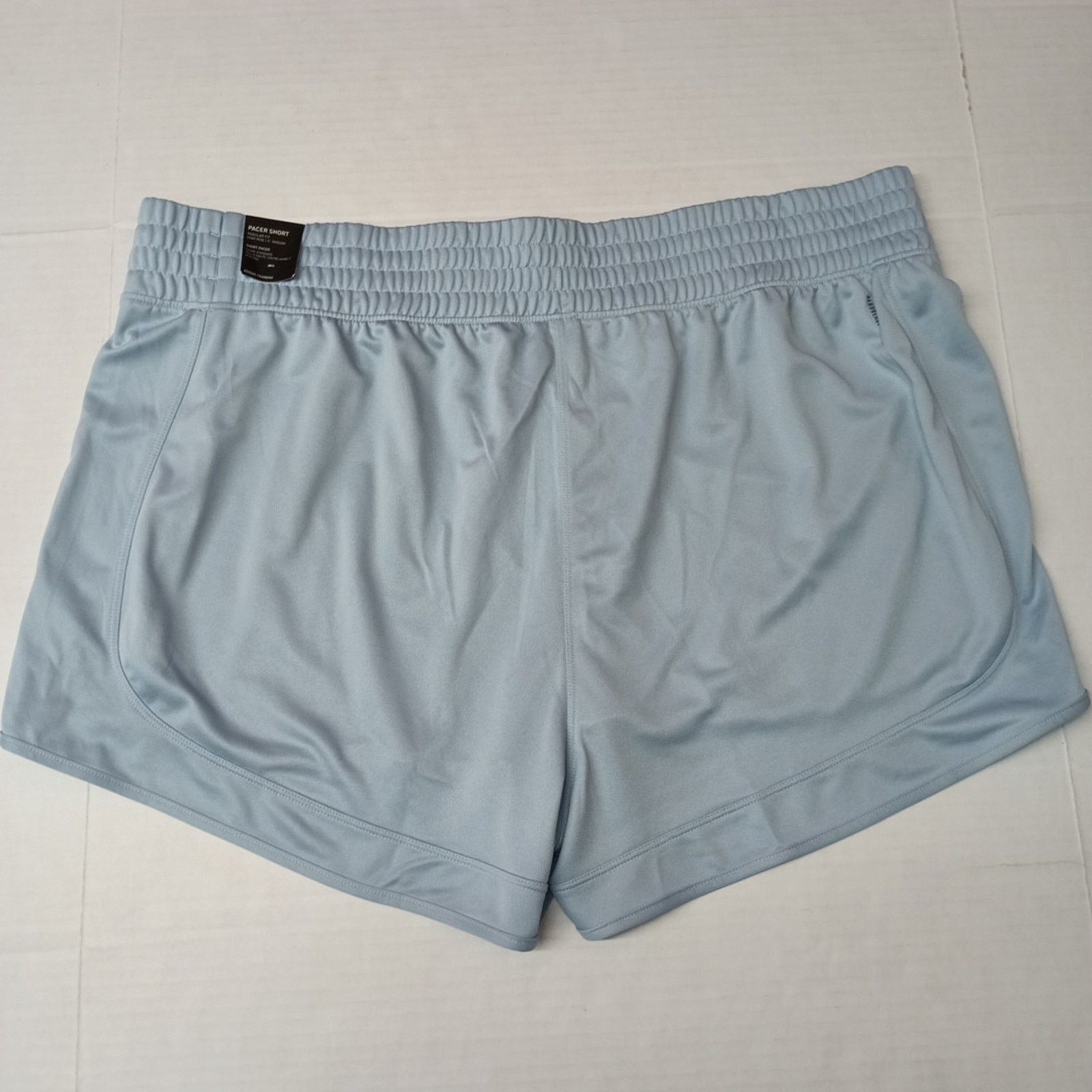 Adidas Adidas Pacer High Shorts Women's 3X Blue Plus Size Pull On Size 30" / US 8 / IT 44 - 5 Thumbnail