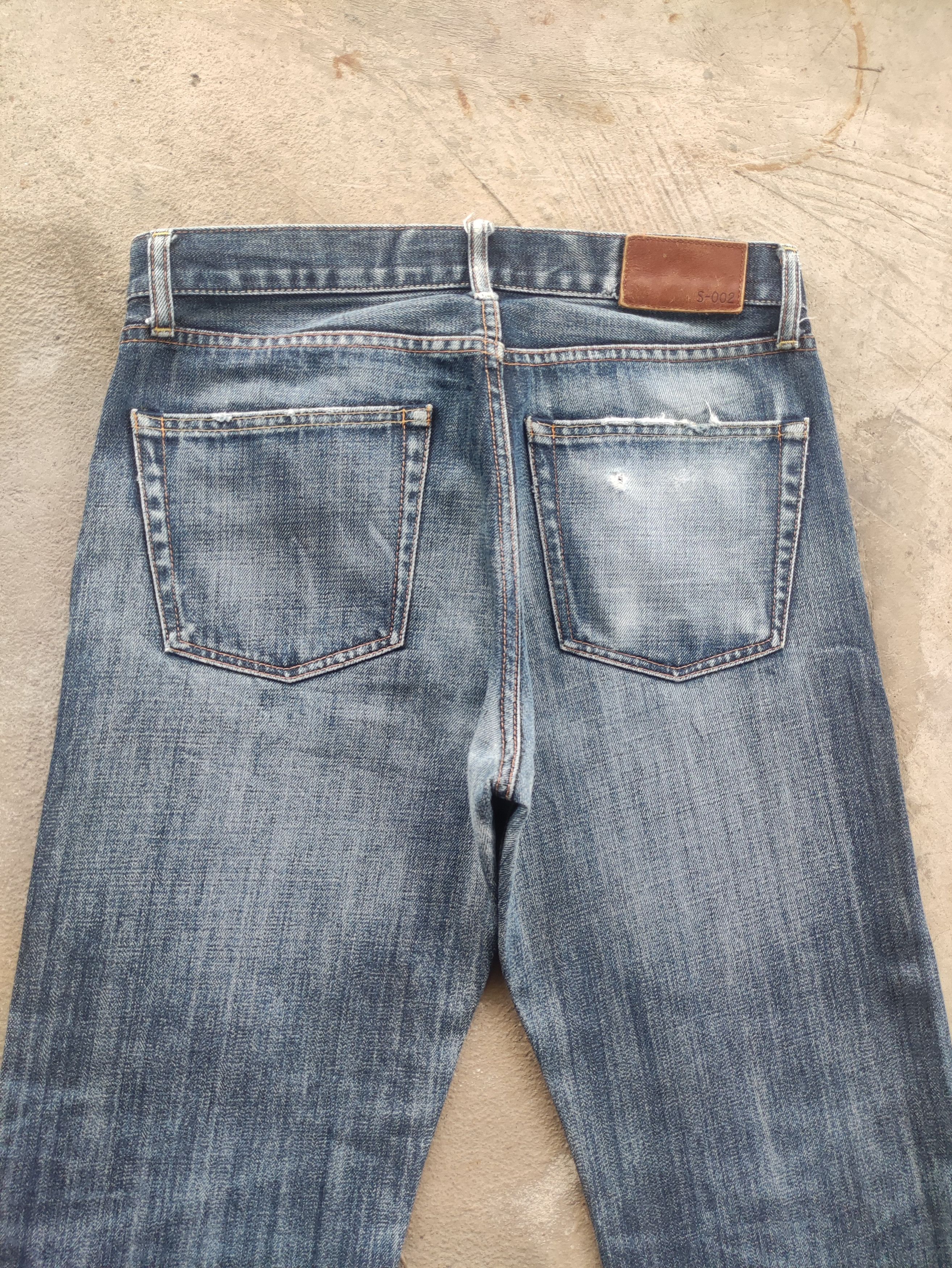 Japanese Brand Vintage Japanese Jean Distressed Faded Denim Size US 32 / EU 48 - 9 Thumbnail