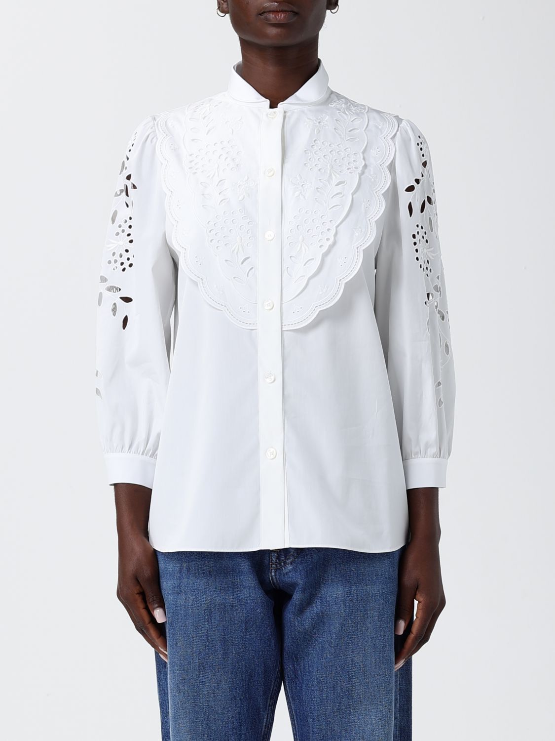 Valentino Valentino Shirt Woman White Size M / US 6-8 / IT 42-44 - 1 Thumbnail
