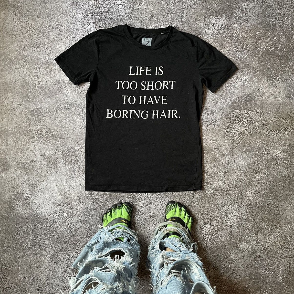 Vintage Vintage Y2K Graphic Tee Funny Slogan Streetwear Black Slim L Size US L / EU 52-54 / 3 - 1 Thumbnail