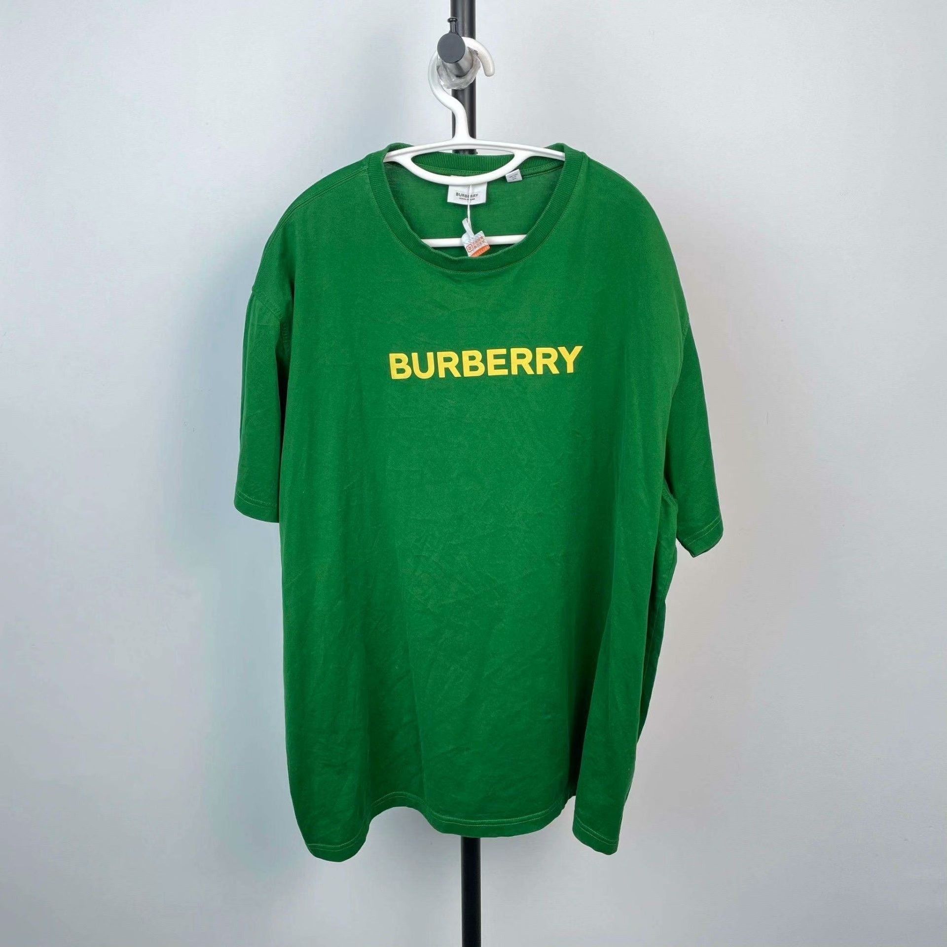Burberry Burberry Retro Embroidered Green T-Shirt XXL Men Size US XXL / EU 58 / 5 - 1 Thumbnail