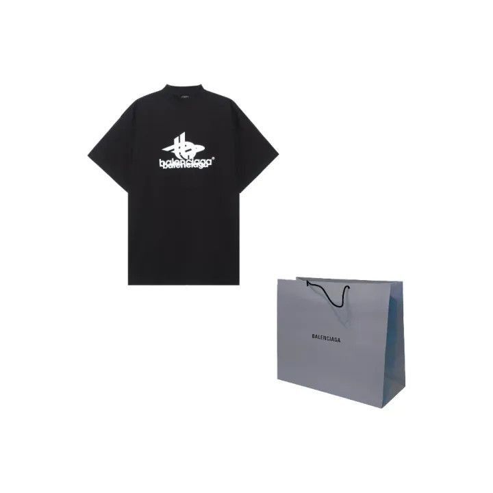 Balenciaga Balenciaga Balenciaga Letter Print Short Sleeve TShirt -25 Size US L / EU 52-54 / 3 - 1 Thumbnail