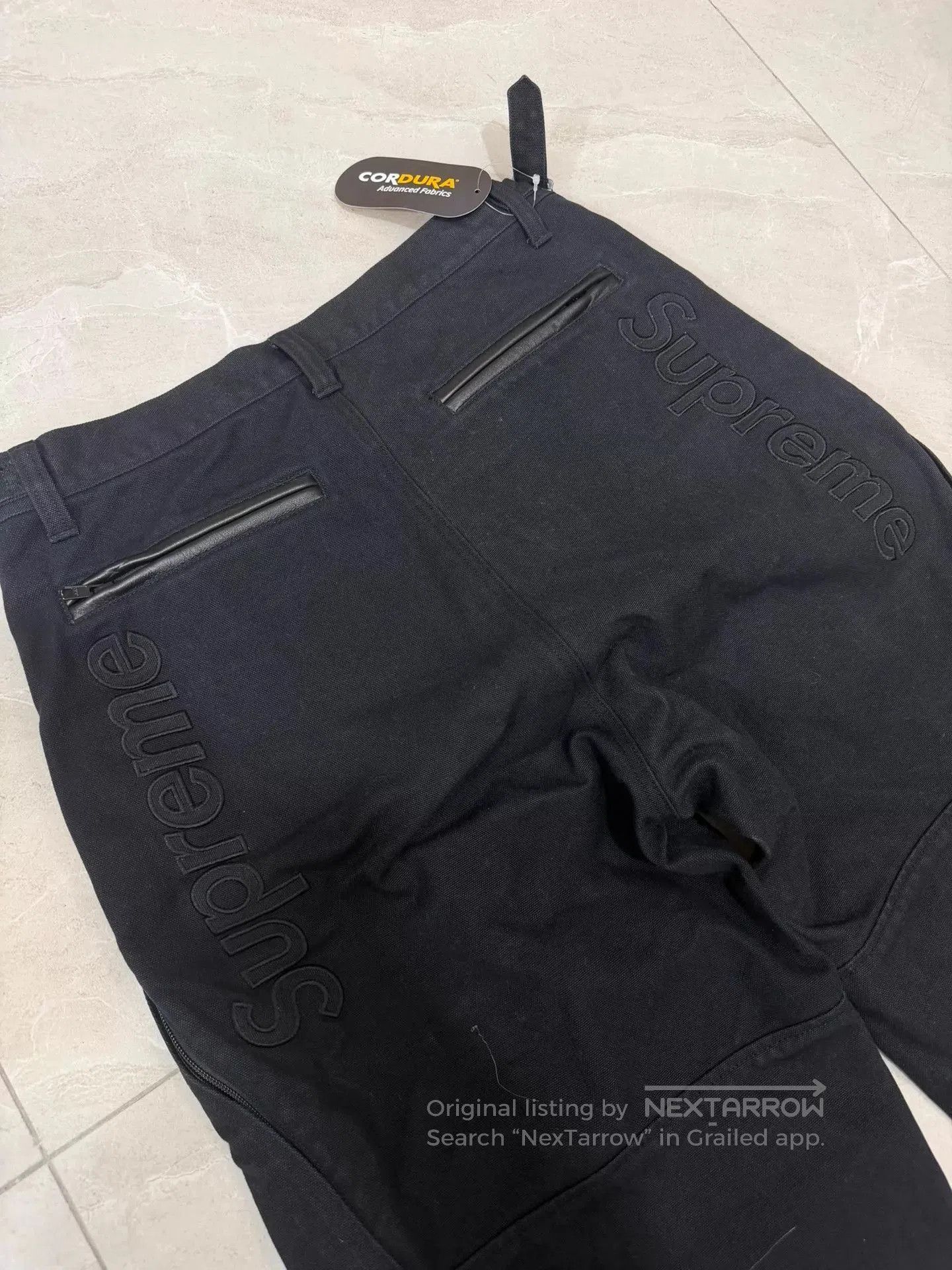 Supreme Black Cargo Pants with Multiple Pockets - Size 32. Size US 32 / EU 48 - 7 Thumbnail