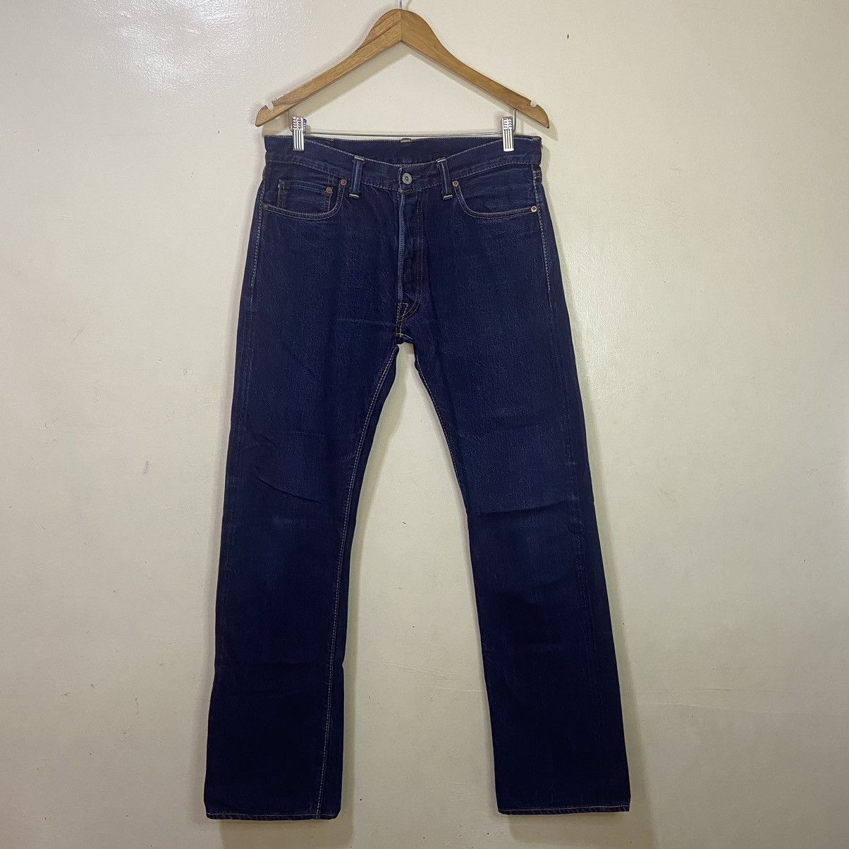 Japanese Brand Kurashiki Tenryo Denim Color Revolution Selvedge Denim Jeans Size US 33 - 1 Thumbnail