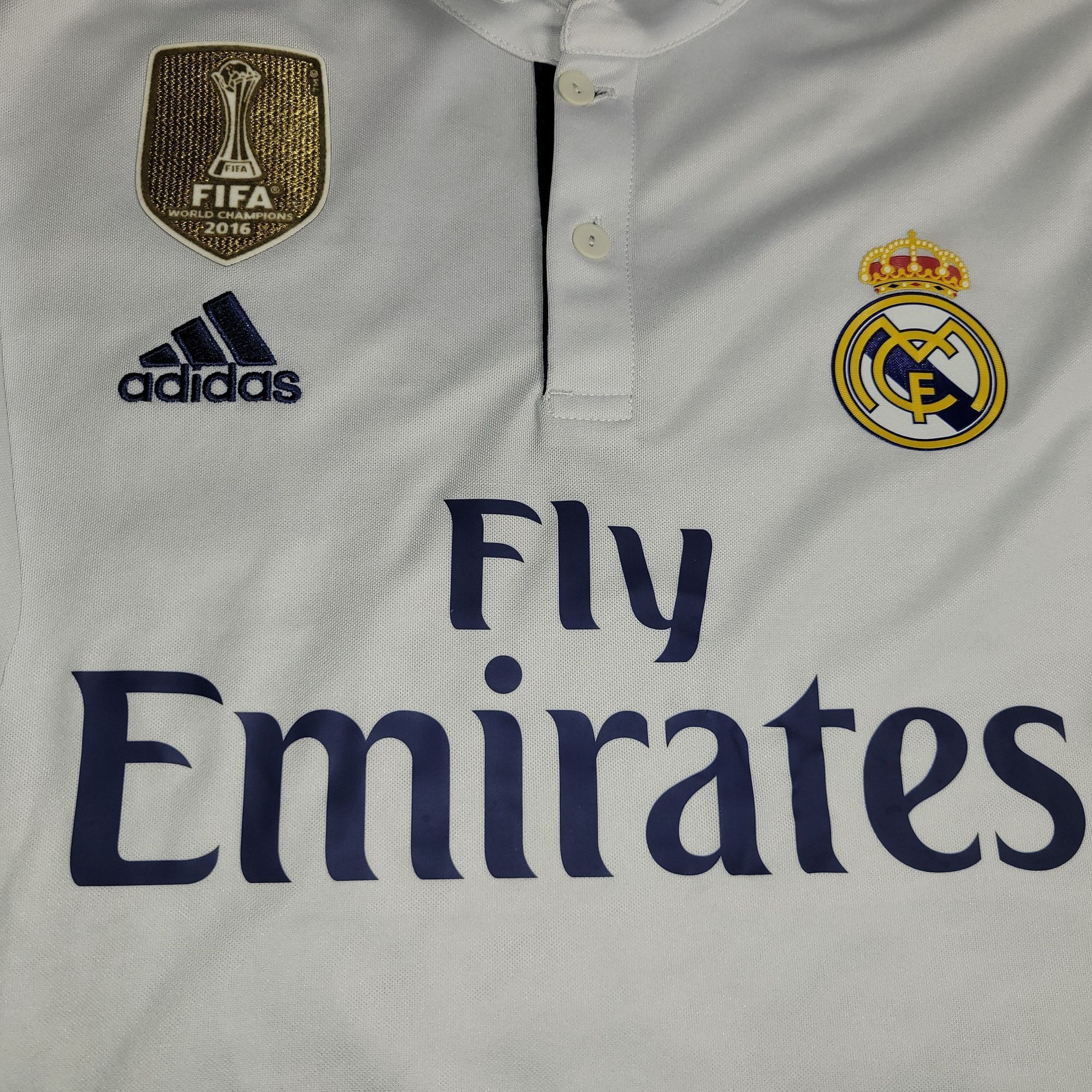 Adidas Cristiano Ronaldo Real Madrid 2016 2017 Soccer Jersey L Size US L / EU 52-54 / 3 - 3 Thumbnail