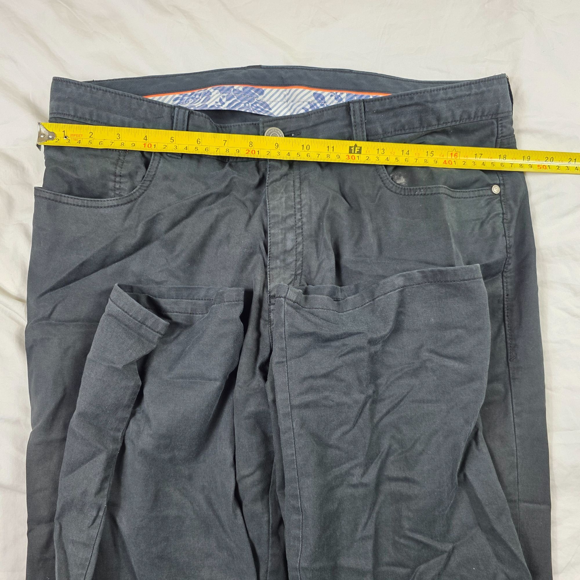 Tommy Bahama Tommy Bahama Mens Size 35x30 Black Casual Pants Tencel Cotto Size US 35 - 7 Thumbnail