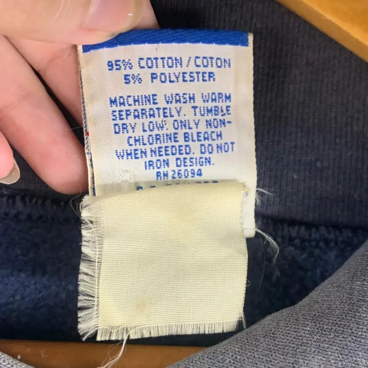 Champion Vintage 90’ CHAMPION Made In USA Natural Sun Faded Hoodie Size US L / EU 52-54 / 3 - 6 Thumbnail