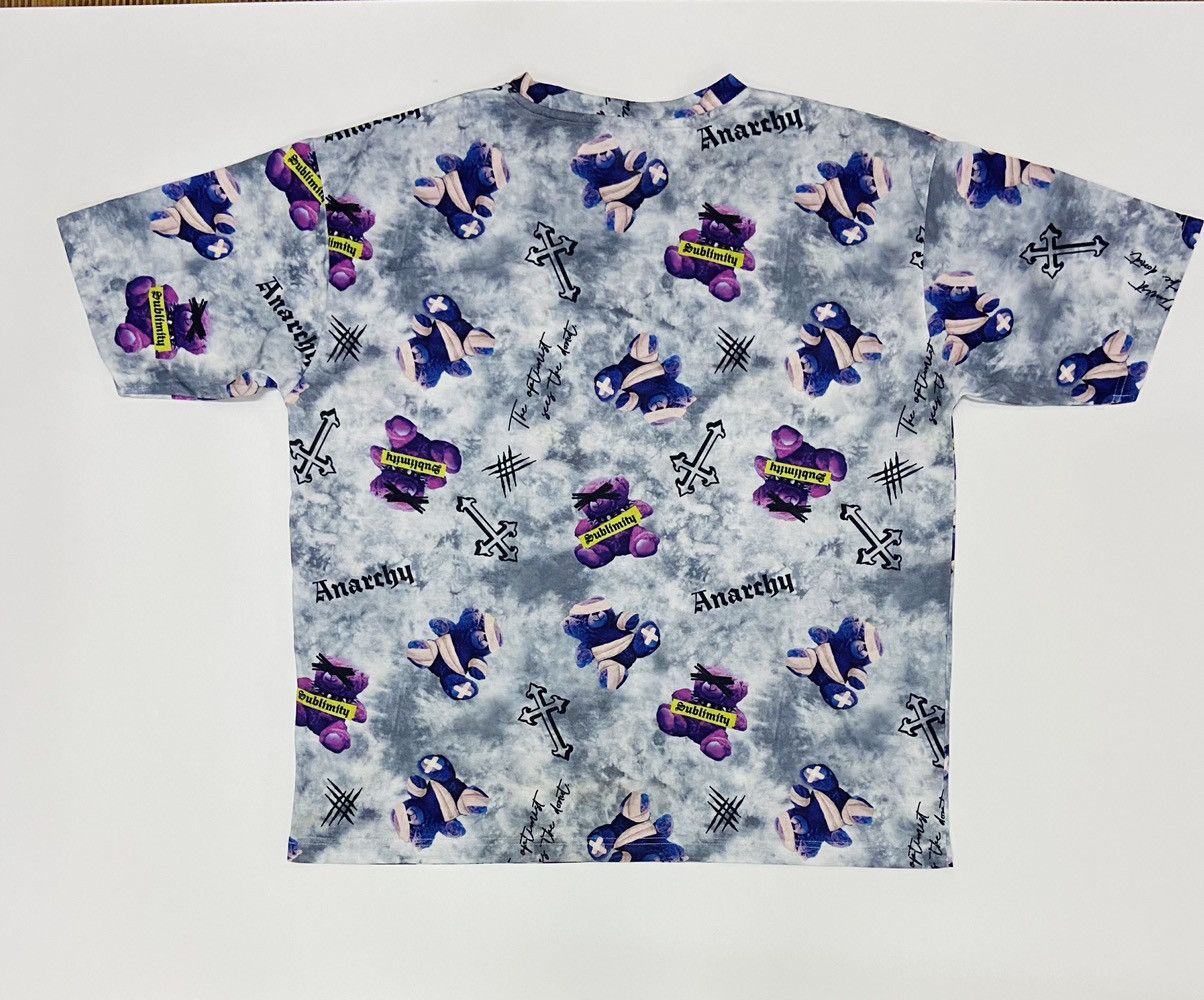 Japanese Brand JEANING WILD OVERPRINT ANARCHY TEE Size US XXL / EU 58 / 5 - 2 Thumbnail