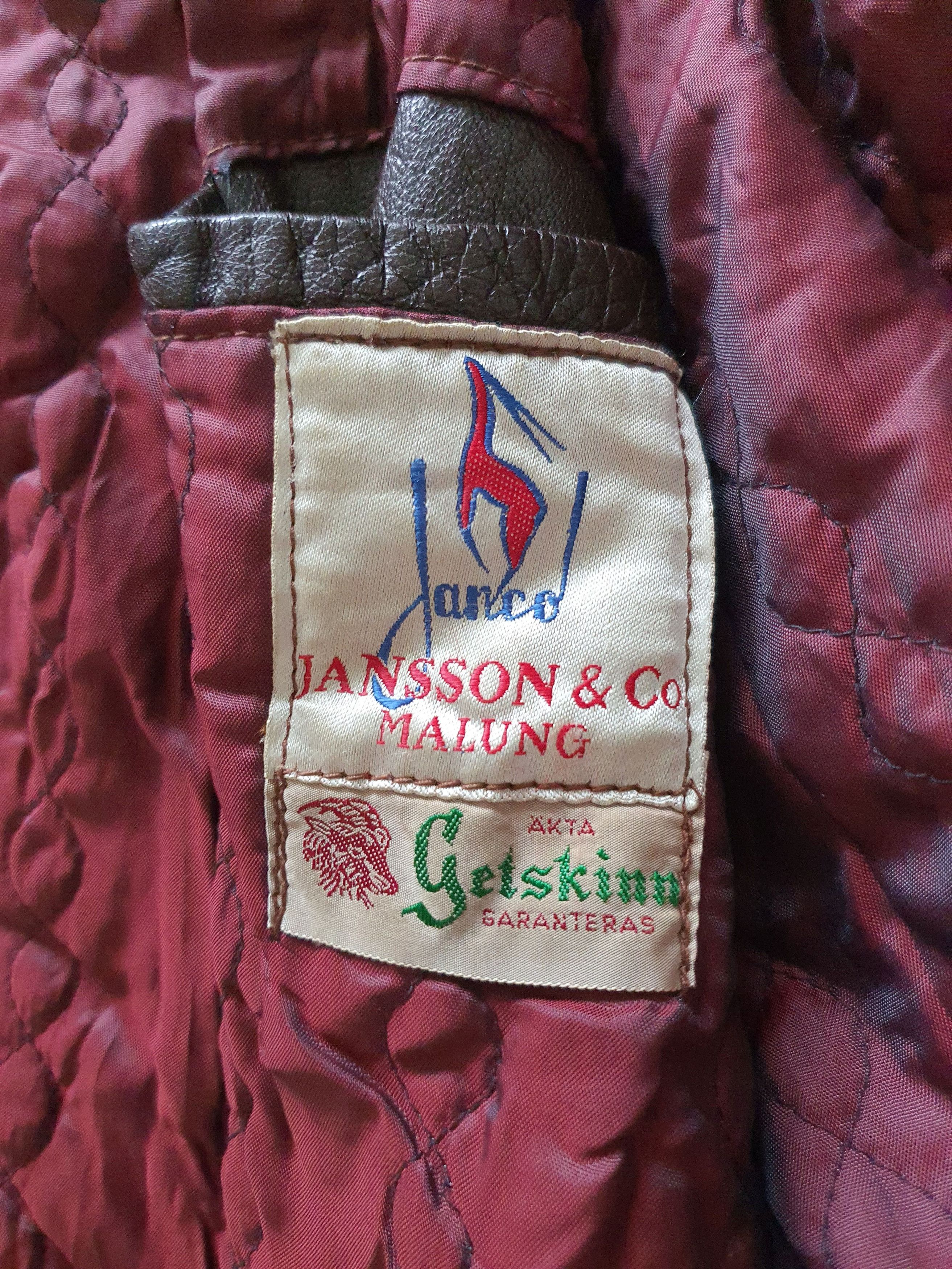 Vintage JANCO (Jansson & Co.) - Vintage Goat Leather Peacoat Jacket Size US XXL / EU 58 / 5 - 5 Thumbnail
