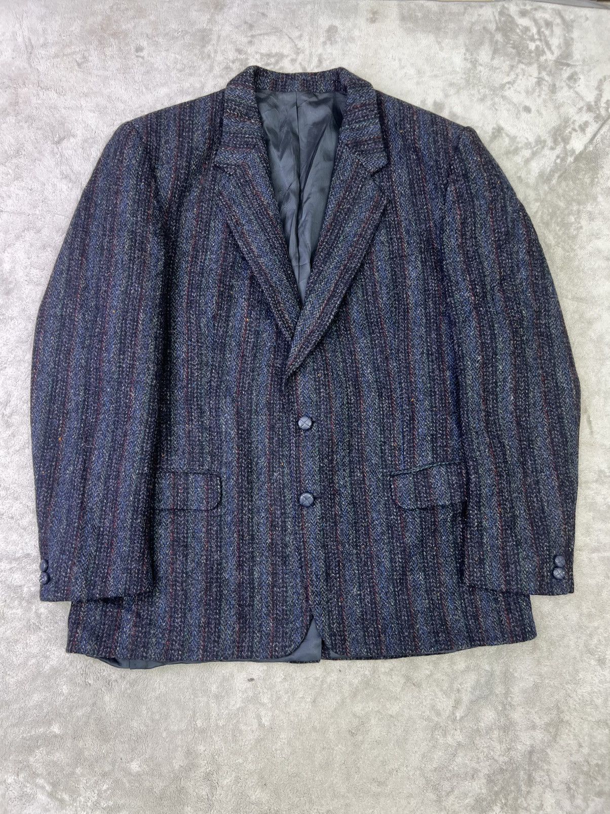 Harris Tweed Vintage Harris Tweed Wool Blazer 42R Made in Canada Striped Size 42R - 1 Thumbnail