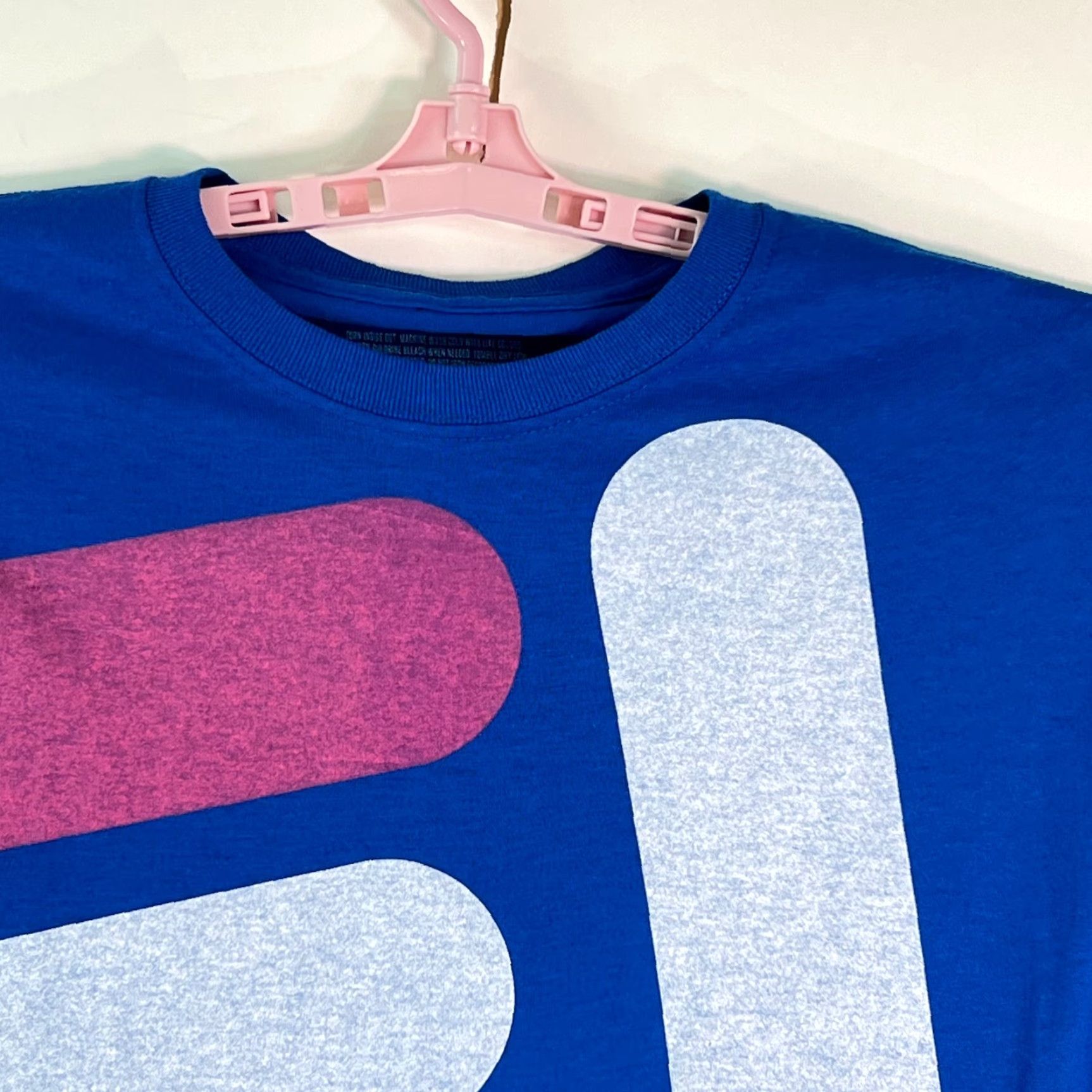 Fila FILA Mens Graphic Crew Neck Short Sleeves T Shirt Blue Medium Size US M / EU 48-50 / 2 - 2 Thumbnail