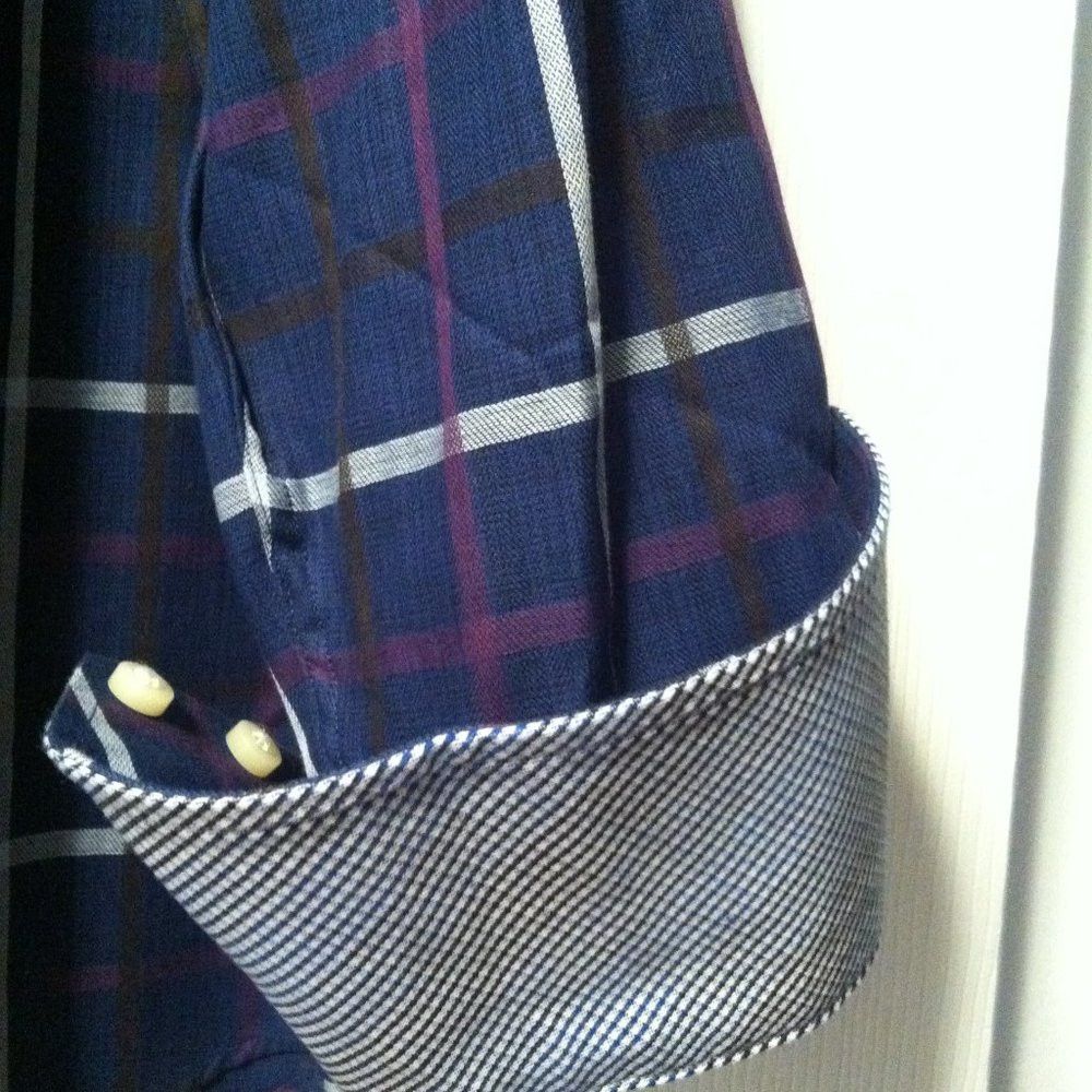 Thomas Dean THOMAS DEAN MENS NEW NAVY 100%COTTON CASUAL SHIRT SIZE: M Size US M / EU 48-50 / 2 - 5 Thumbnail