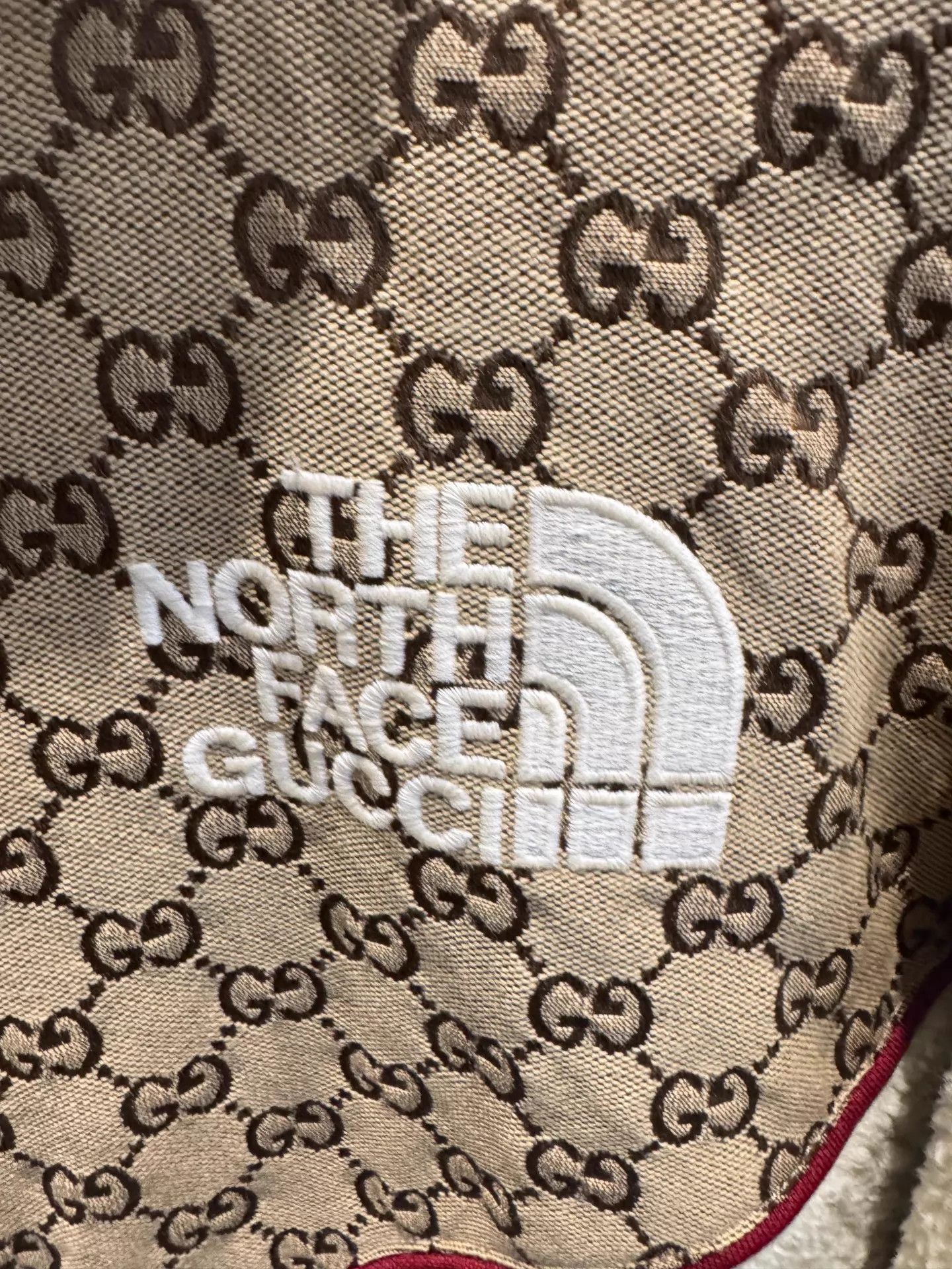 Gucci GUCCI x The North Face GG lambskin panel oversize jacket XS Size US XS / EU 42 / 0 - 2 Thumbnail