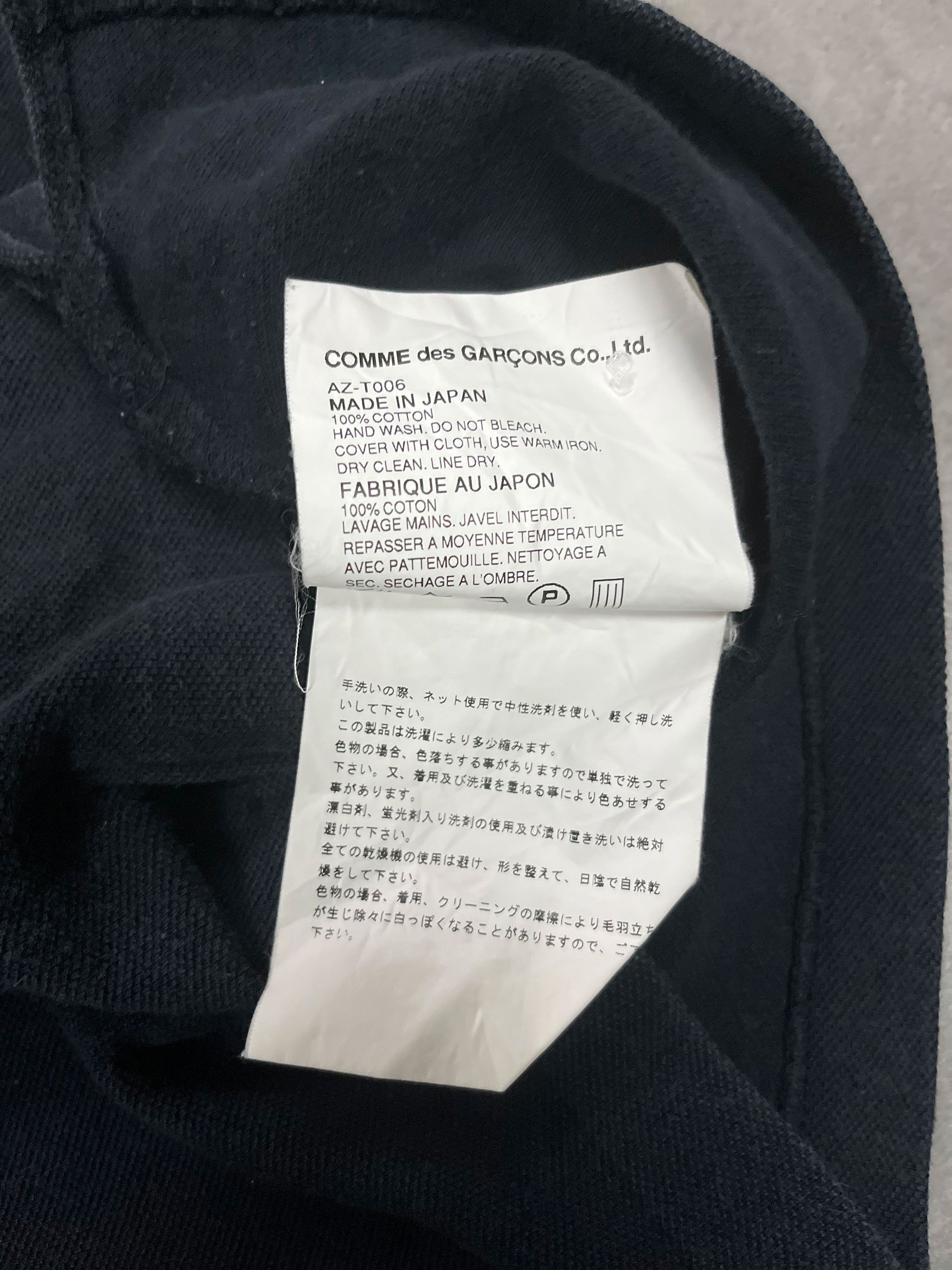 Comme des Garcons × Japanese Brand Comme des Garcons Short Sleeve Polos Size US M / EU 48-50 / 2 - 4 Thumbnail