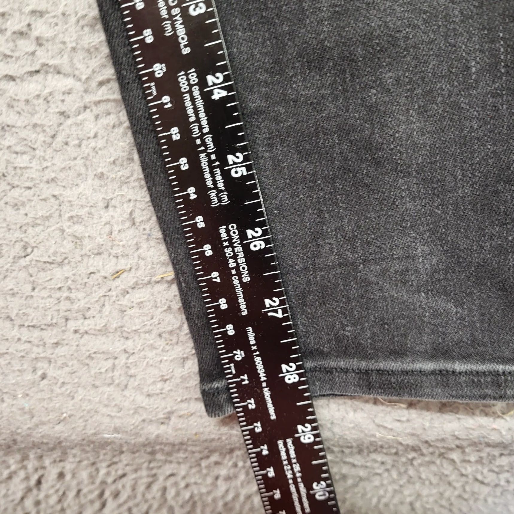 Denime A.N.A. JEANS A NEW APPROACH WOMENS SIZE 6 BLACK MED RISE SKINNY DENIM PANTS Size 28" / US 6 / IT 42 - 6 Thumbnail