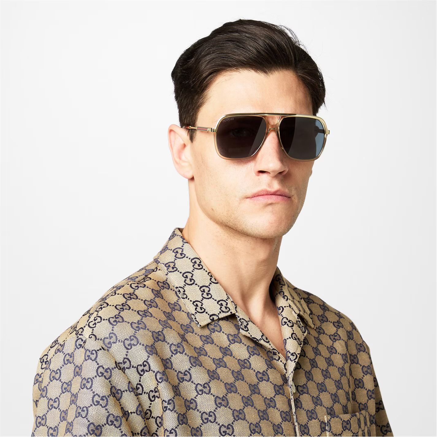 Gucci o1g2r1mq0426 Size: OS / Oversized Aviator Sunglasses Size ONE SIZE - 2 Thumbnail