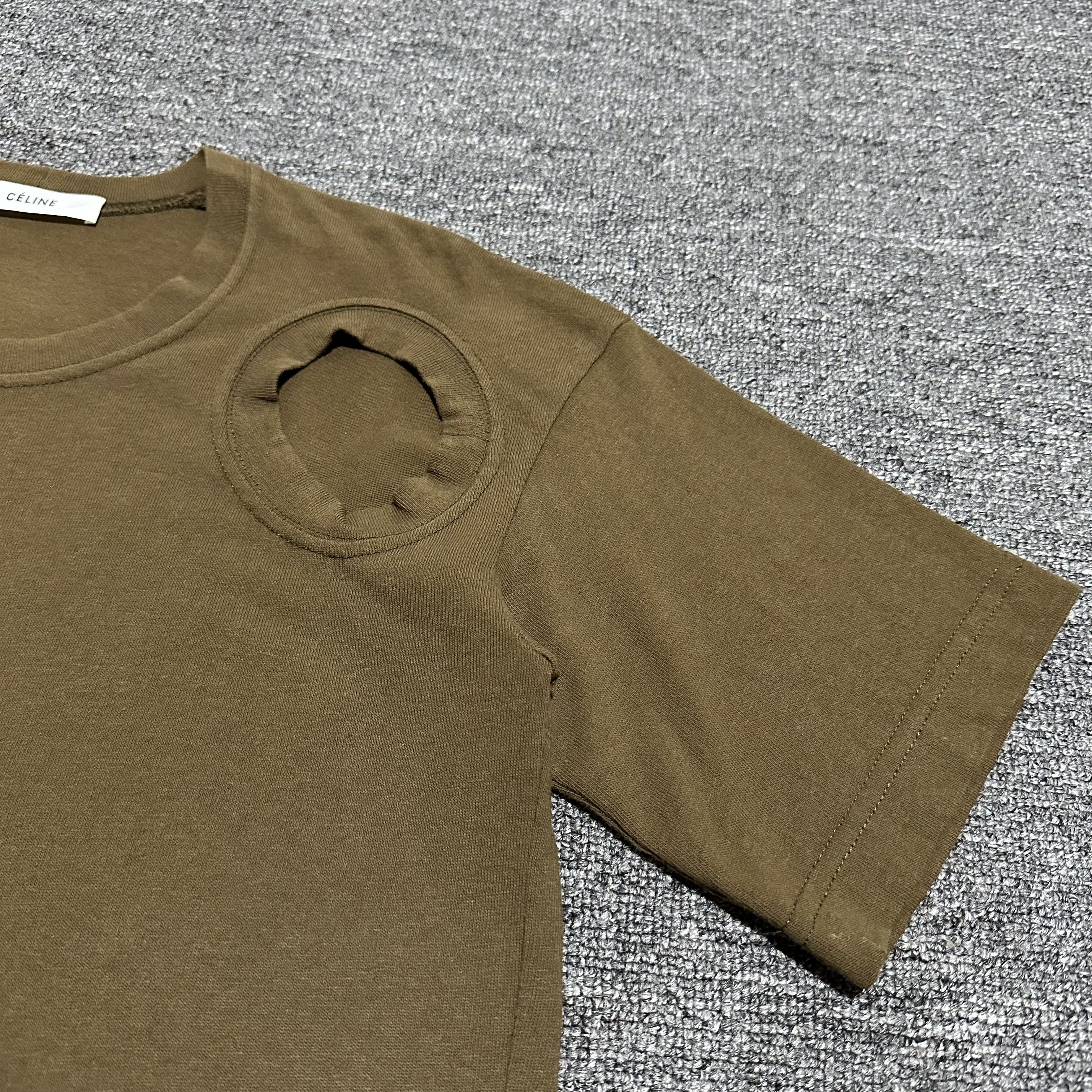 Celine Celine Cut Out SS17 Tee Size US S / EU 44-46 / 1 - 3 Thumbnail