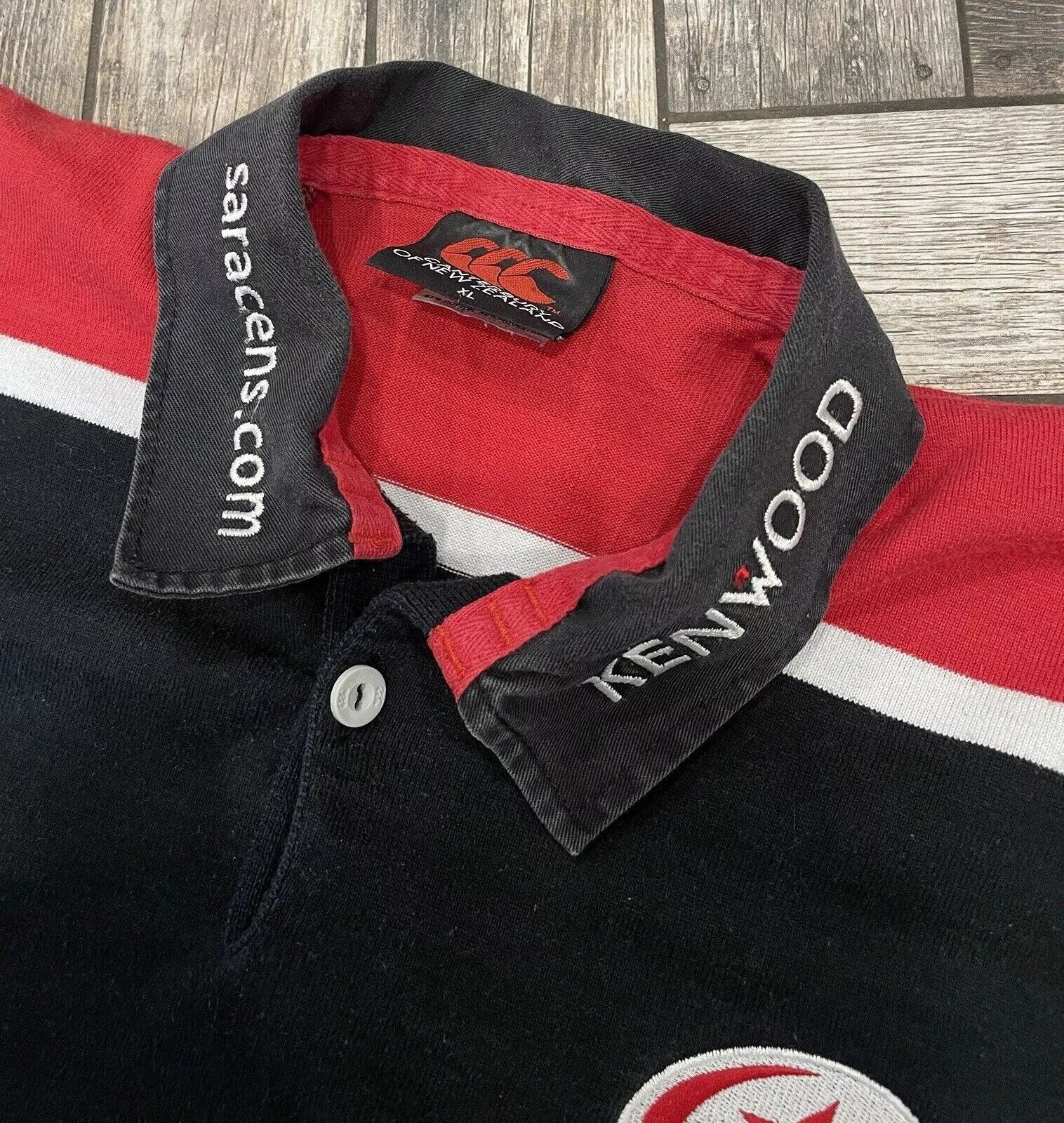 Reebok VINTAGE SARACENS CANTERBURRY SHIRT RUGBY LOT OF 3 JERSEY Size US XL / EU 56 / 4 - 6 Thumbnail