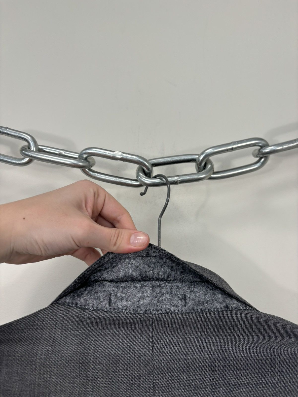 Ermenegildo Zegna Ermenegildo Zegna Su Misura Fit Rom Gray Formal Wool Suit Size 54L - 16 Thumbnail