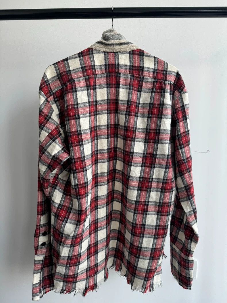Greg Lauren greg lauren Flannel check Taoist robe shirt jacket 2502-Ne Size US M / EU 48-50 / 2 - 2 Thumbnail