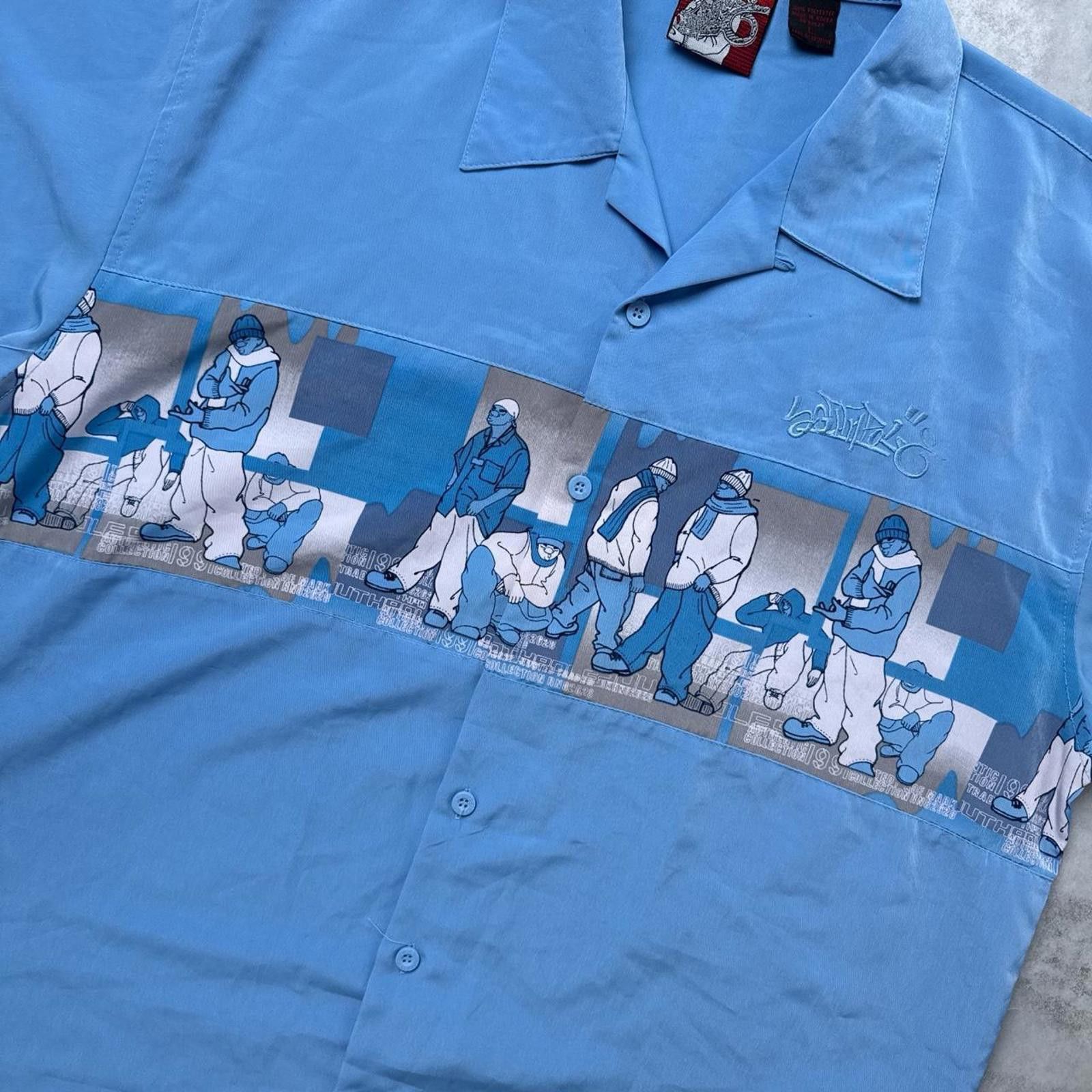 Southpole Y2K Southpole 00s Skater blue button up shirt Size US XL / EU 56 / 4 - 8 Thumbnail