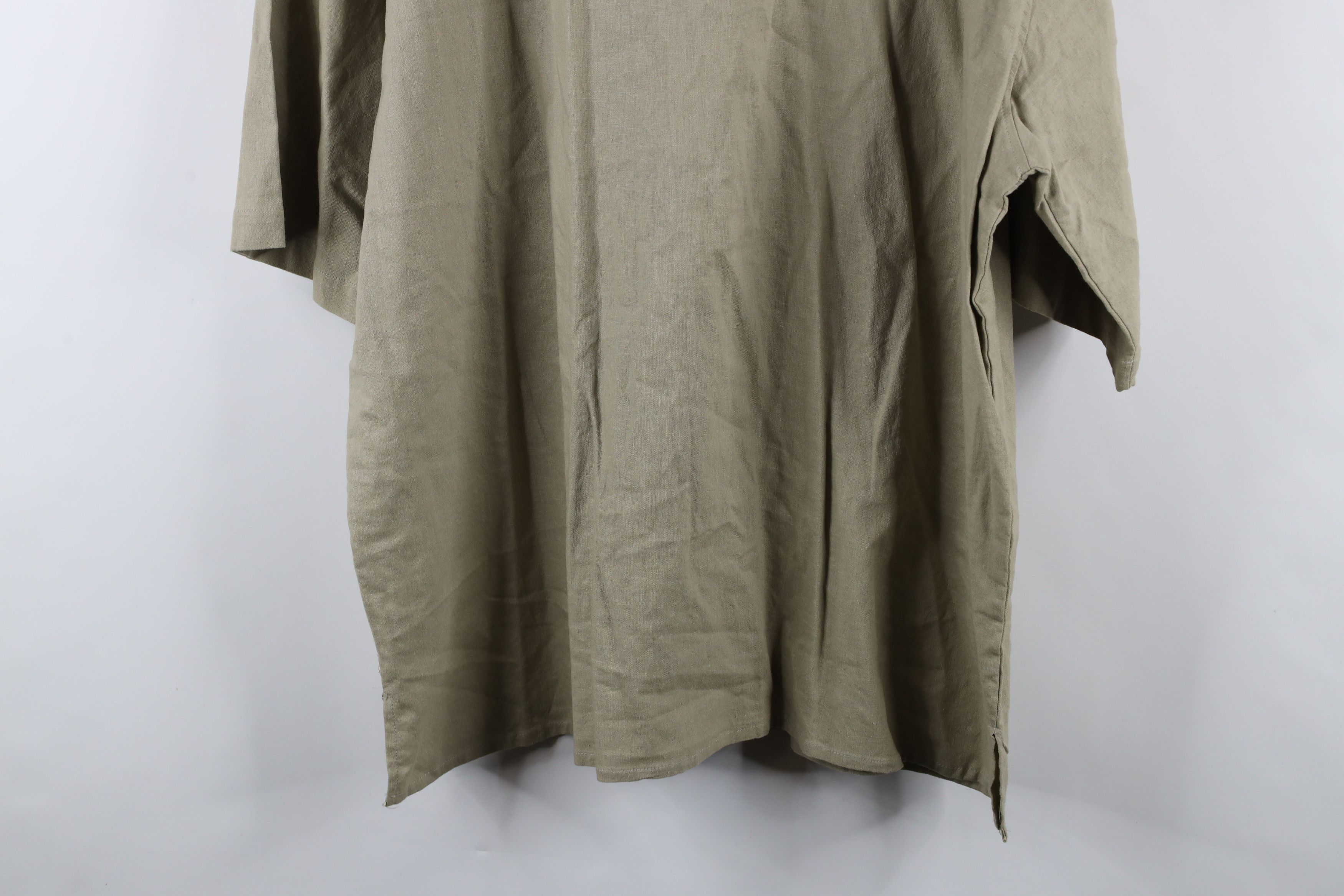 Vintage Deadstock Vintage 90s Streetwear Looped Collar Button Shirt Size US XXL / EU 58 / 5 - 10 Thumbnail
