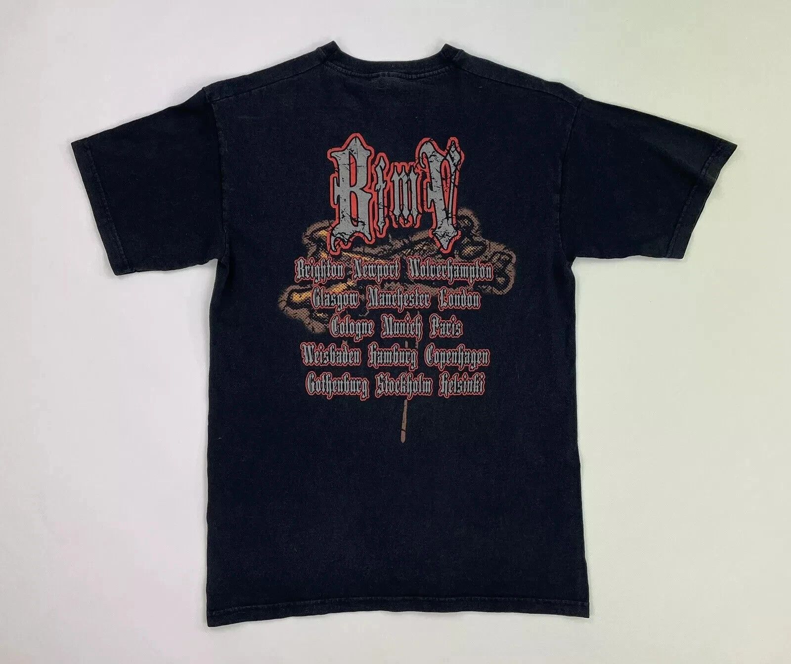 Vintage Vintage BULLET FOR MY VALENTINE TOUR 2008 SHIRT METAL Band Size US S / EU 44-46 / 1 - 2 Thumbnail