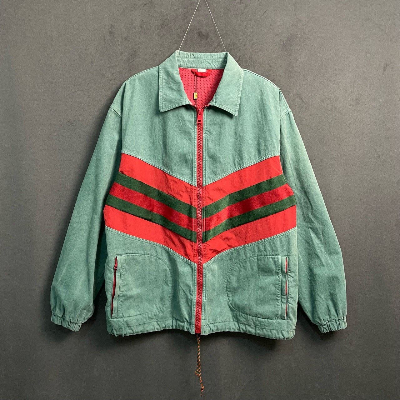 Gucci Gucci Red and green new jacket 2501-Nextarrow Size US L / EU 52-54 / 3 - 1 Thumbnail